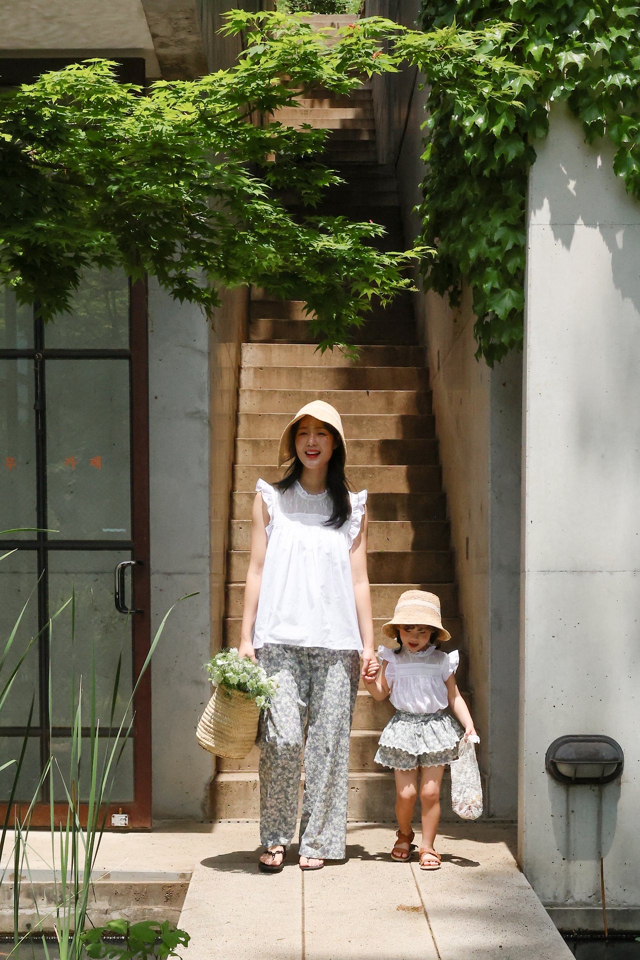 Flo | 親子裝 (Adult Pants/ Kids shirt pants)