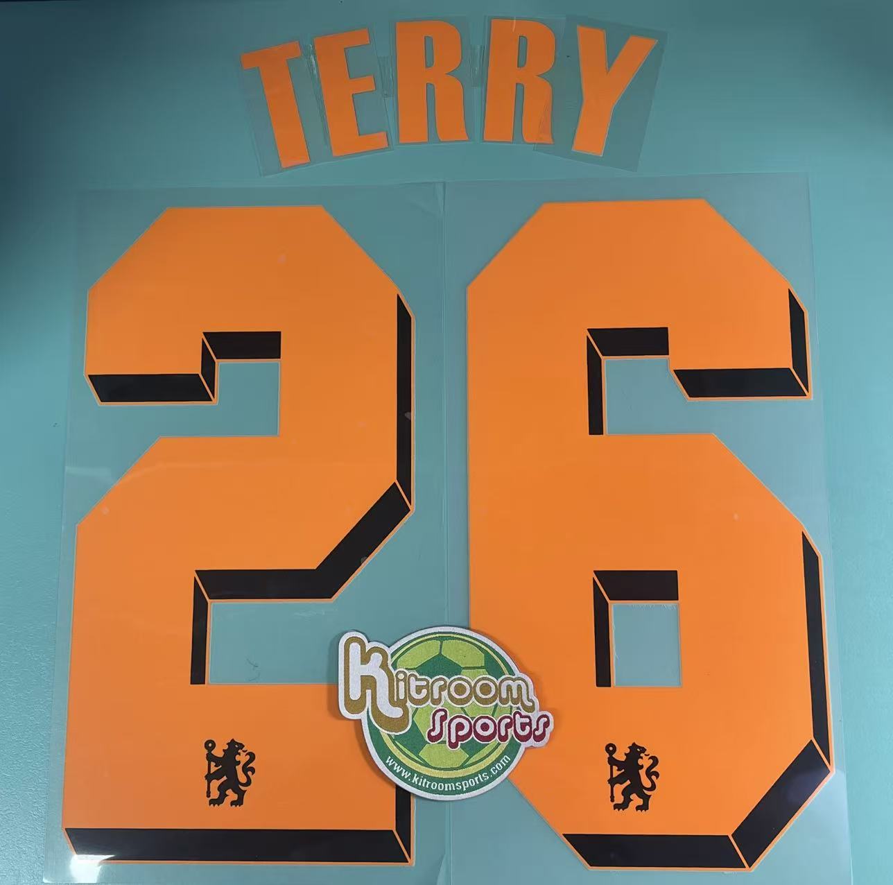 2010-11 Chelsea Away UCL Nameset #26 TERRY