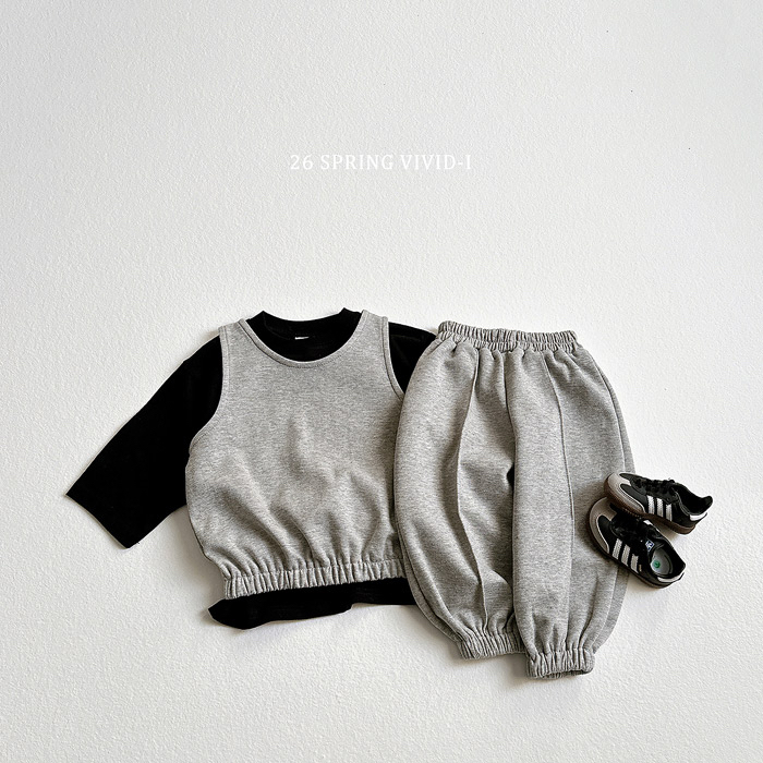 🇰🇷vivid_I set (vest+pants)