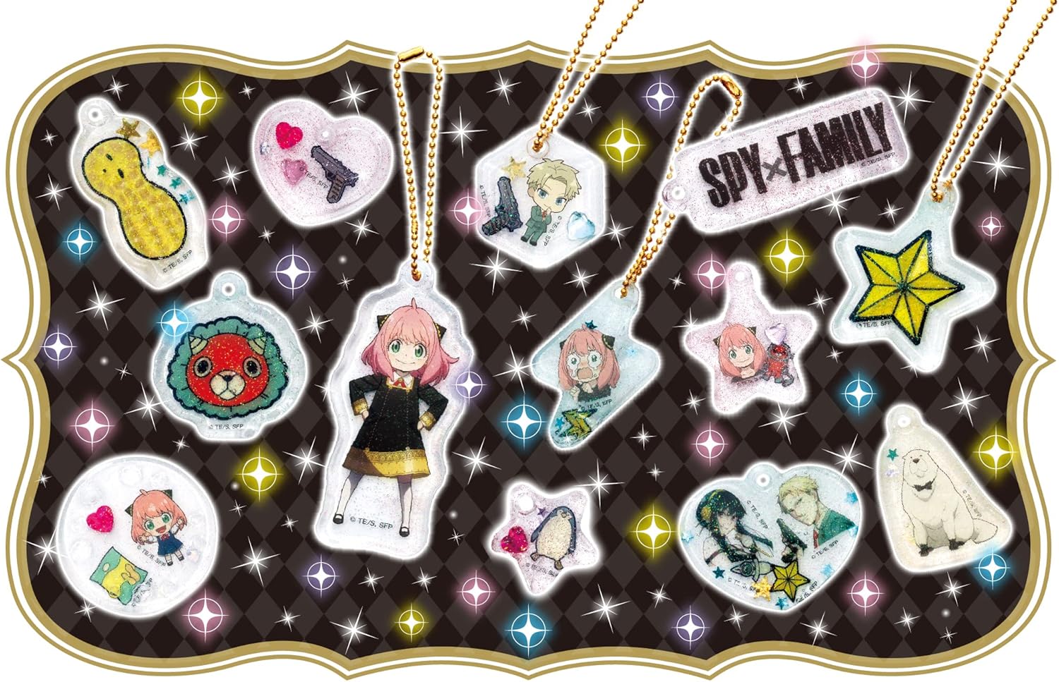 SEGA SPY x FAMILY 滴膠DIY手工套裝 兒童DIY玩具 立體飾品製作 手作材料包 Anya創意玩具6歲以上 Vbuy