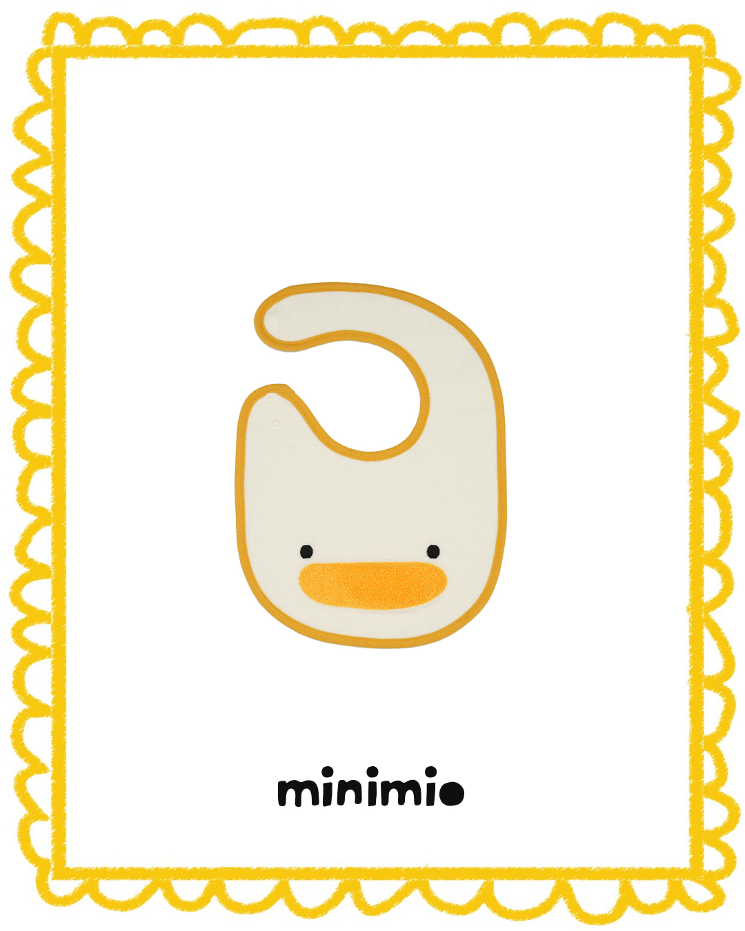 Minimio手繪風口水肩（鴨仔）