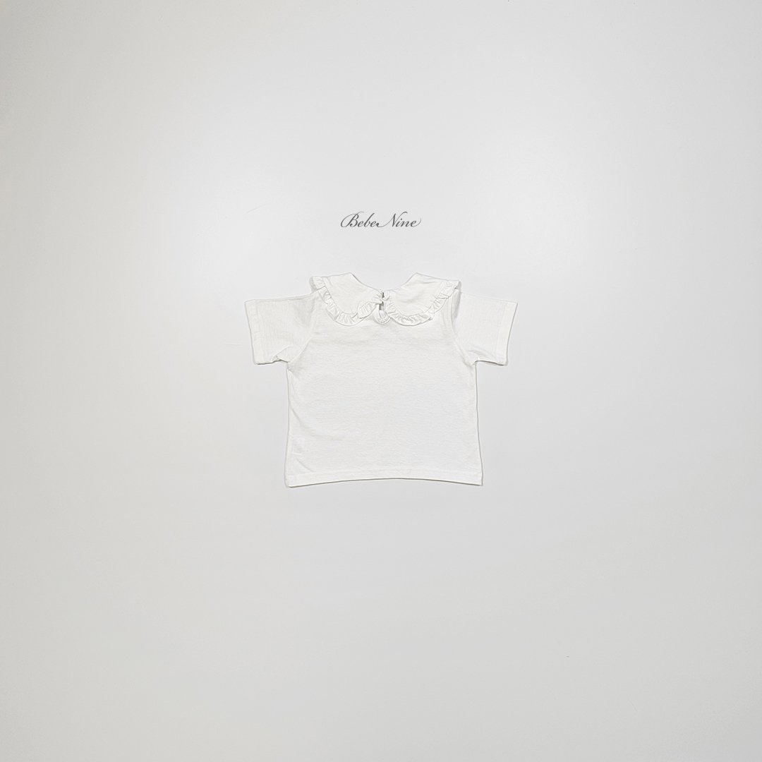 Frill Round Collar Tee