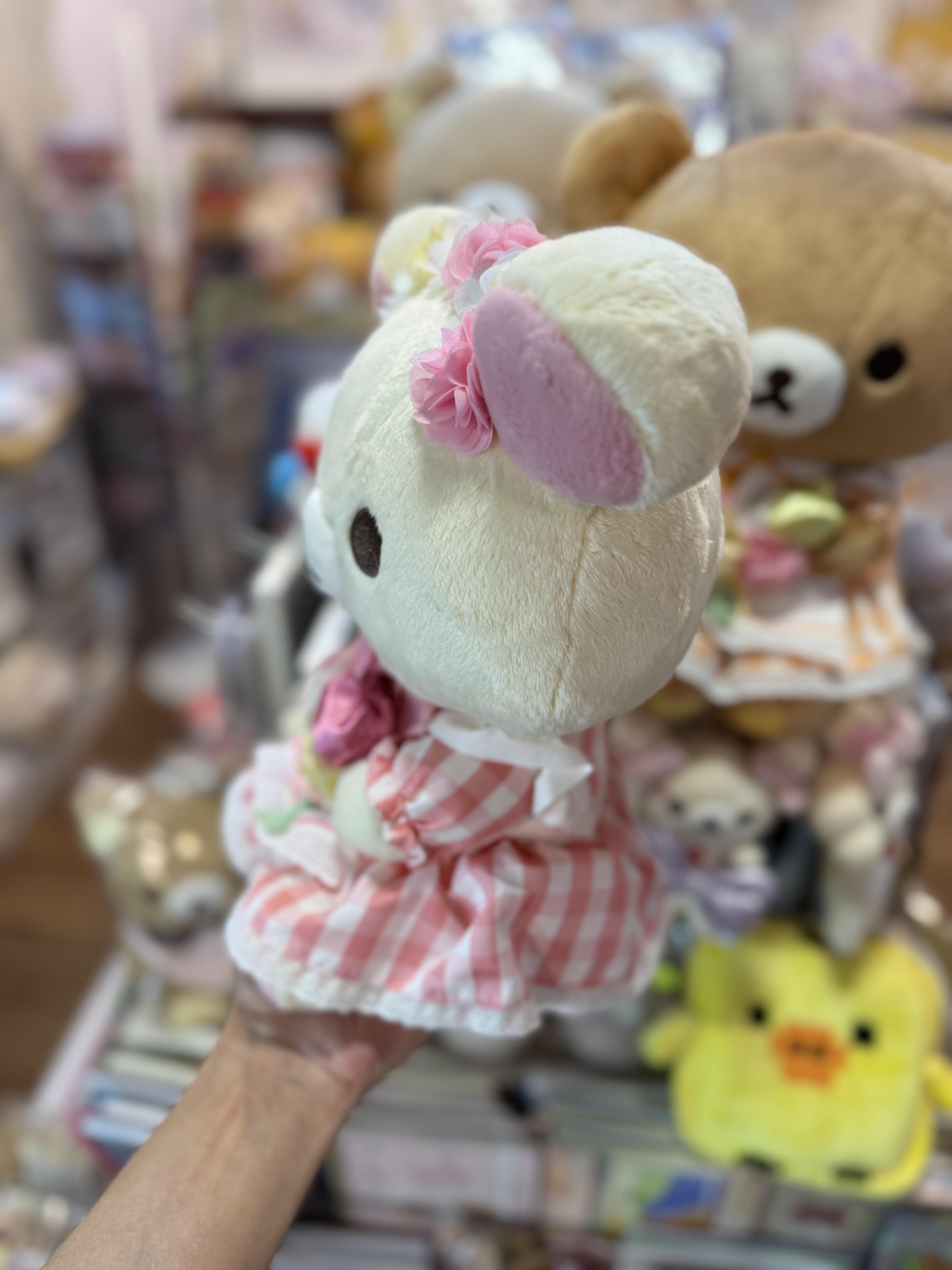 《現貨》全新日本有樂町pop up店限定 花花造型公仔（M size)