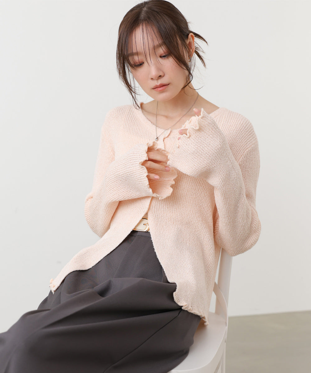 <JP> Spring Mellow Ruffles Soft Knit * 4色入 <預購>