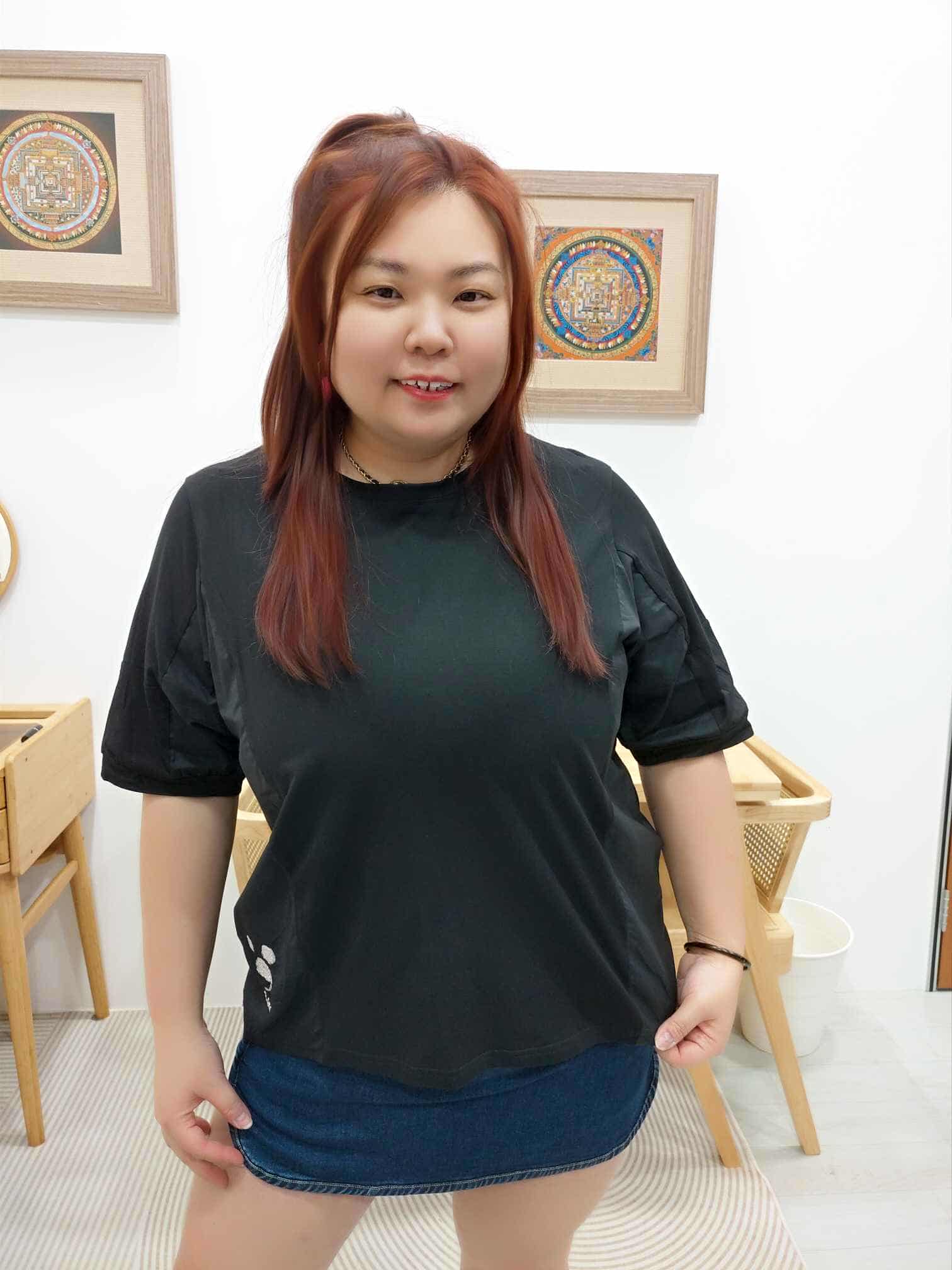 OTB12 LC10983 拼接款刺绣小图上衣（颜色随机⚠️）