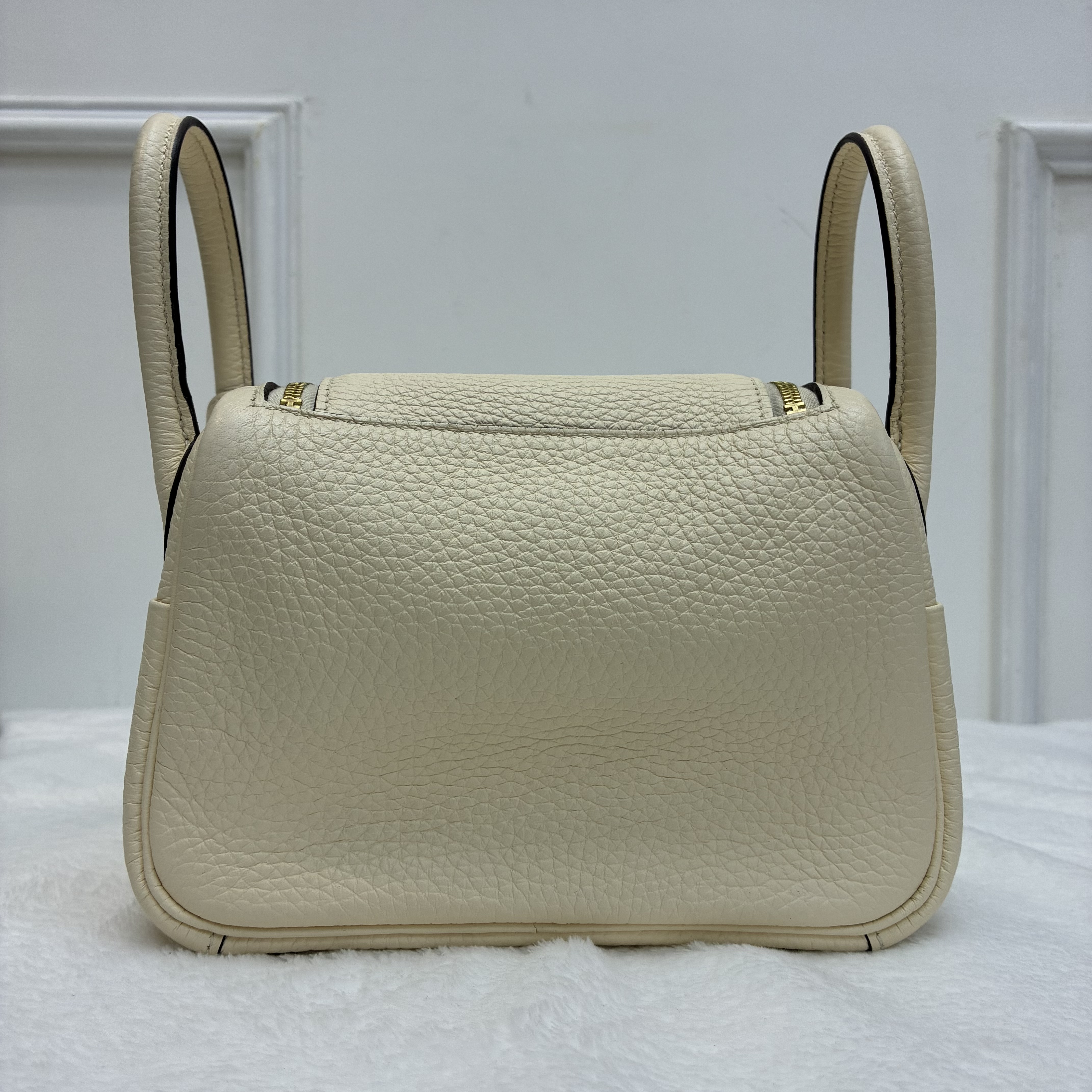 Hermes Mini Lindy 二代 TC皮奶油白🤍 熱門款愛馬仕 Mini Lindy