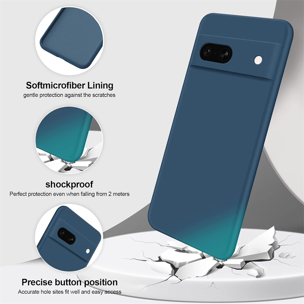 [適用於Google pixel] 液態矽膠手機殼 矽膠防摔外殼 手機保護套 [平行進口] PC6020