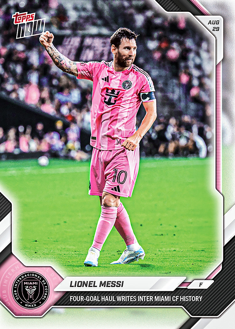 Lionel Messi - 2026 MLS Topps NOW® #70 四球寫下隊史【團購】