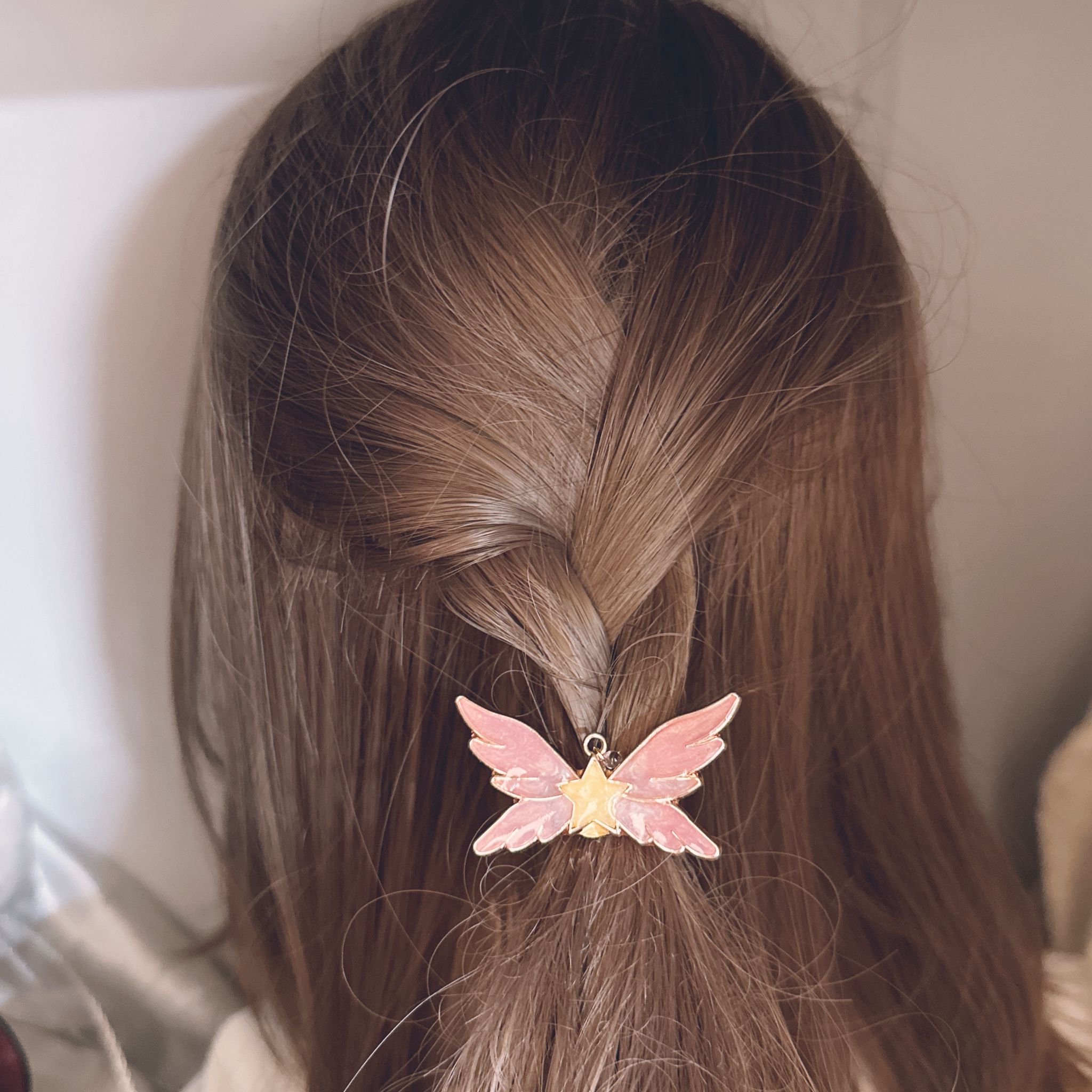 魔法少女之翼 髮插/髮夾 閃粉珠光色