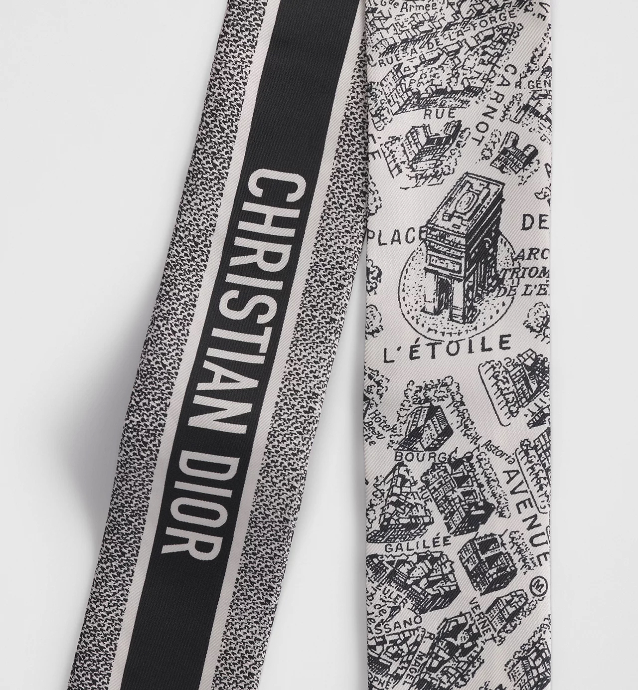 Dior 全新🆕 100%絲 Plan de Paris Mitzah圖案絲巾