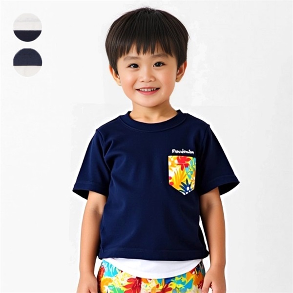 🆕【⭐訂購⭐】🇯🇵 日本直送 🌀昆蟲/植物圖案口袋 撞色下擺 短袖Tee［2款選］🌀[ELCA-0147][260417]