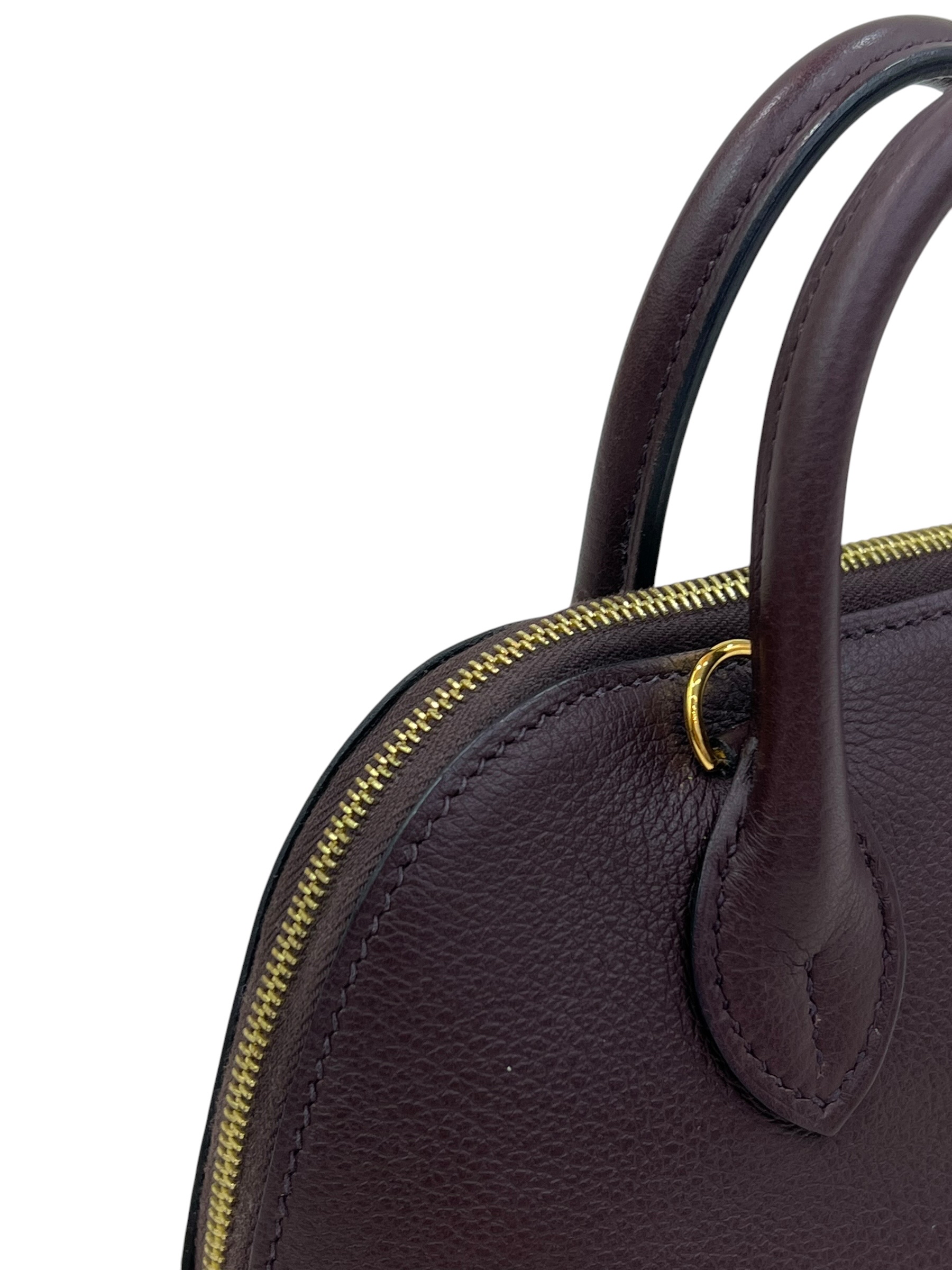 Pre-Owned HERMÉS Mini Bolide 馬鞍紅 Stamp Z / Product Code: 070853