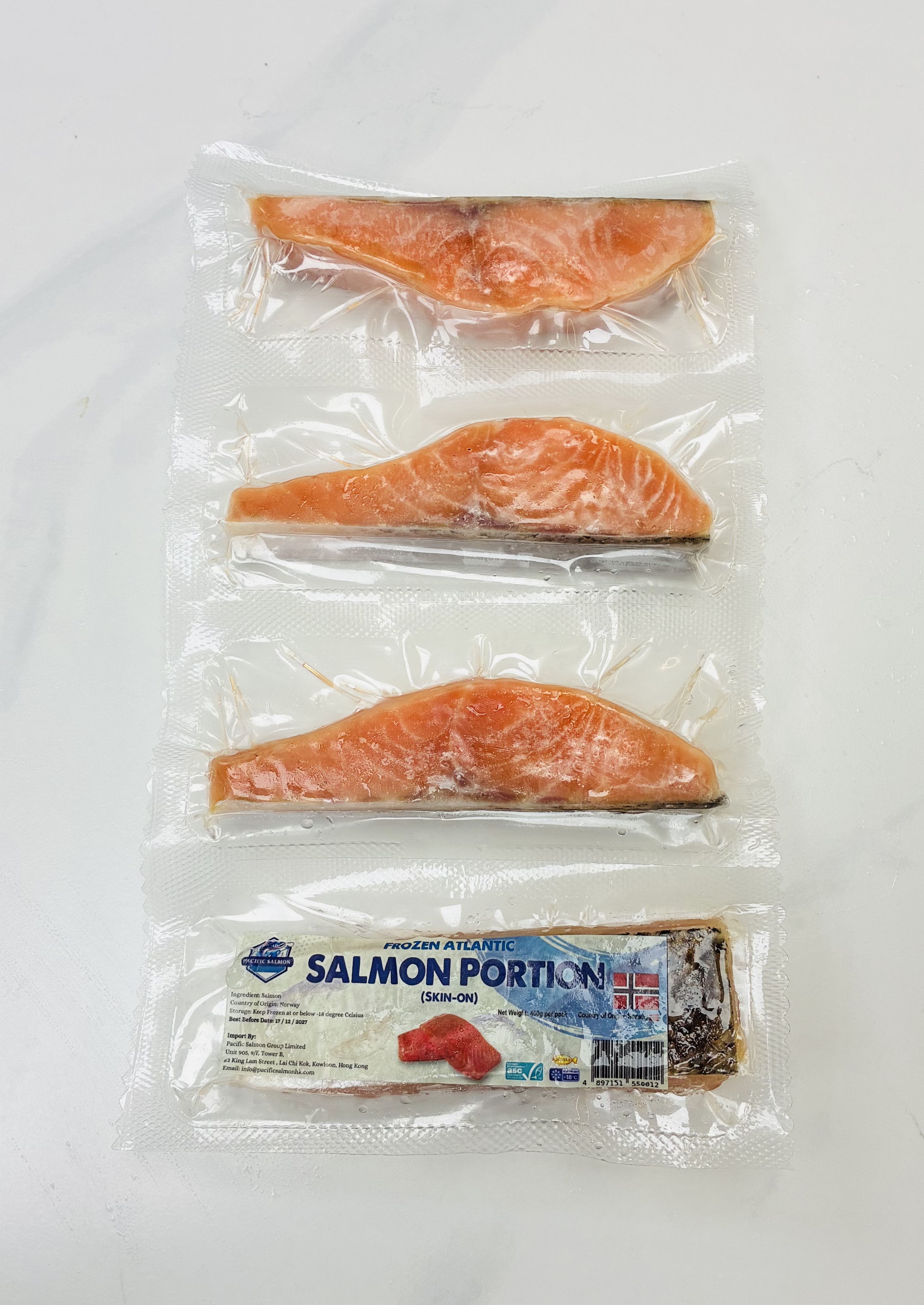 挪威帶皮三文魚柳 400g