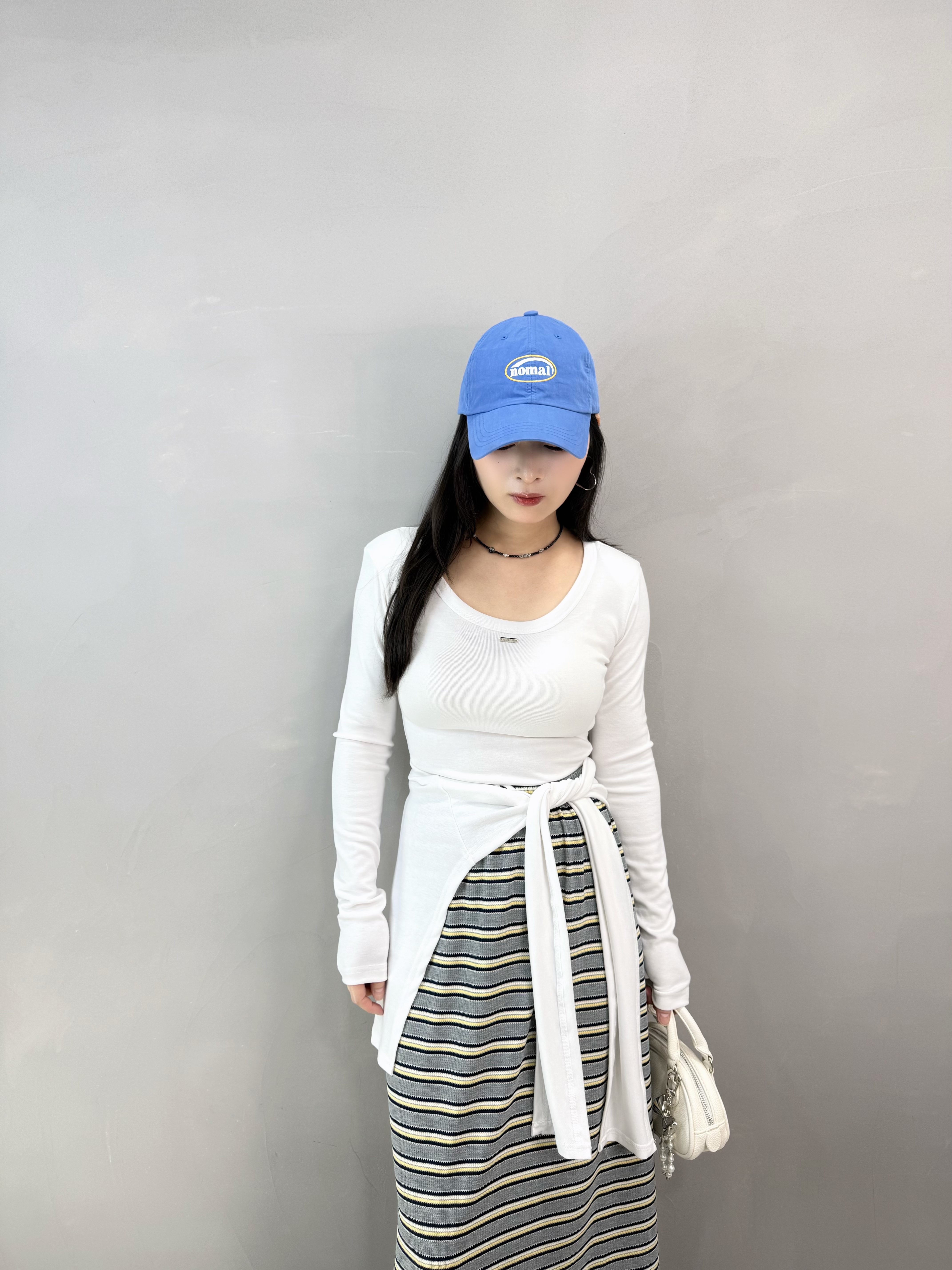 J67 車章U領Tee+披肩Set