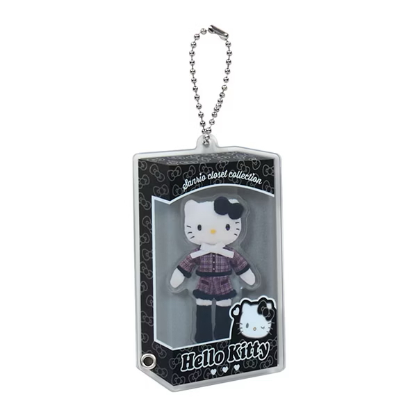 【現貨】日本- sanrio hello kitty 長腿 明星壓克力造型吊鍊盲盒-時尚衣櫥(10種款式，隨機出貨*1)