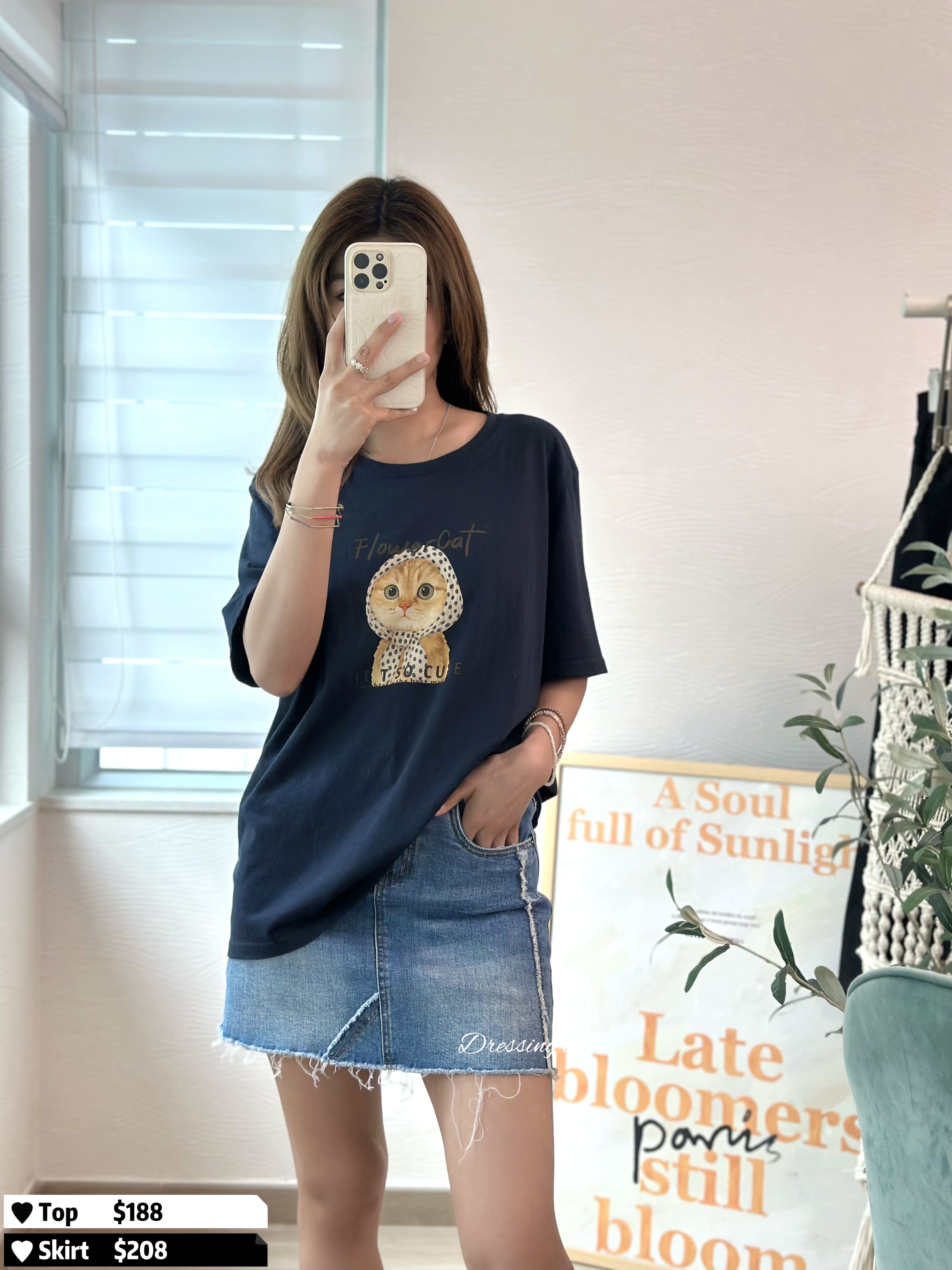 貓貓控必搶｜頭巾貓軟棉上衣