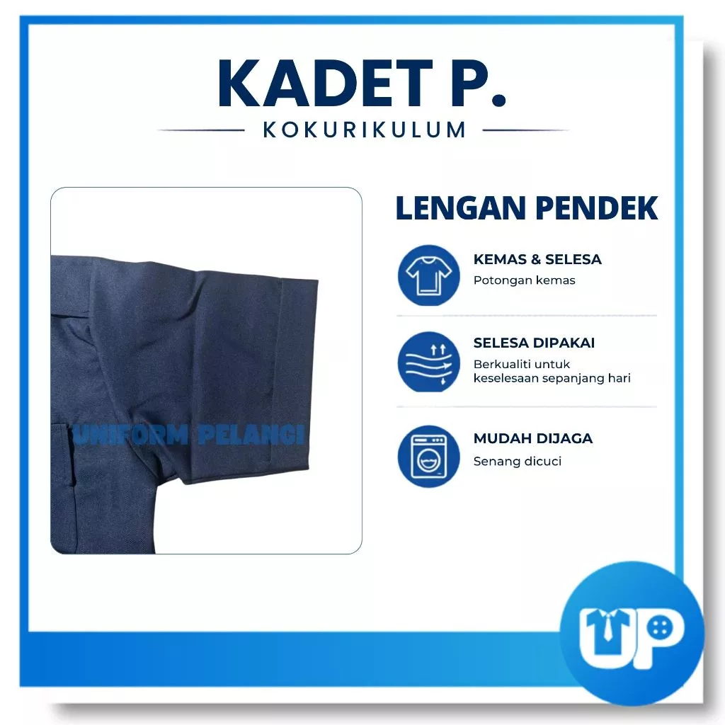 (SET LENGKAP) Kadet Polis Pakaian Seragam Uniform Lengakap Sekolah Menengah