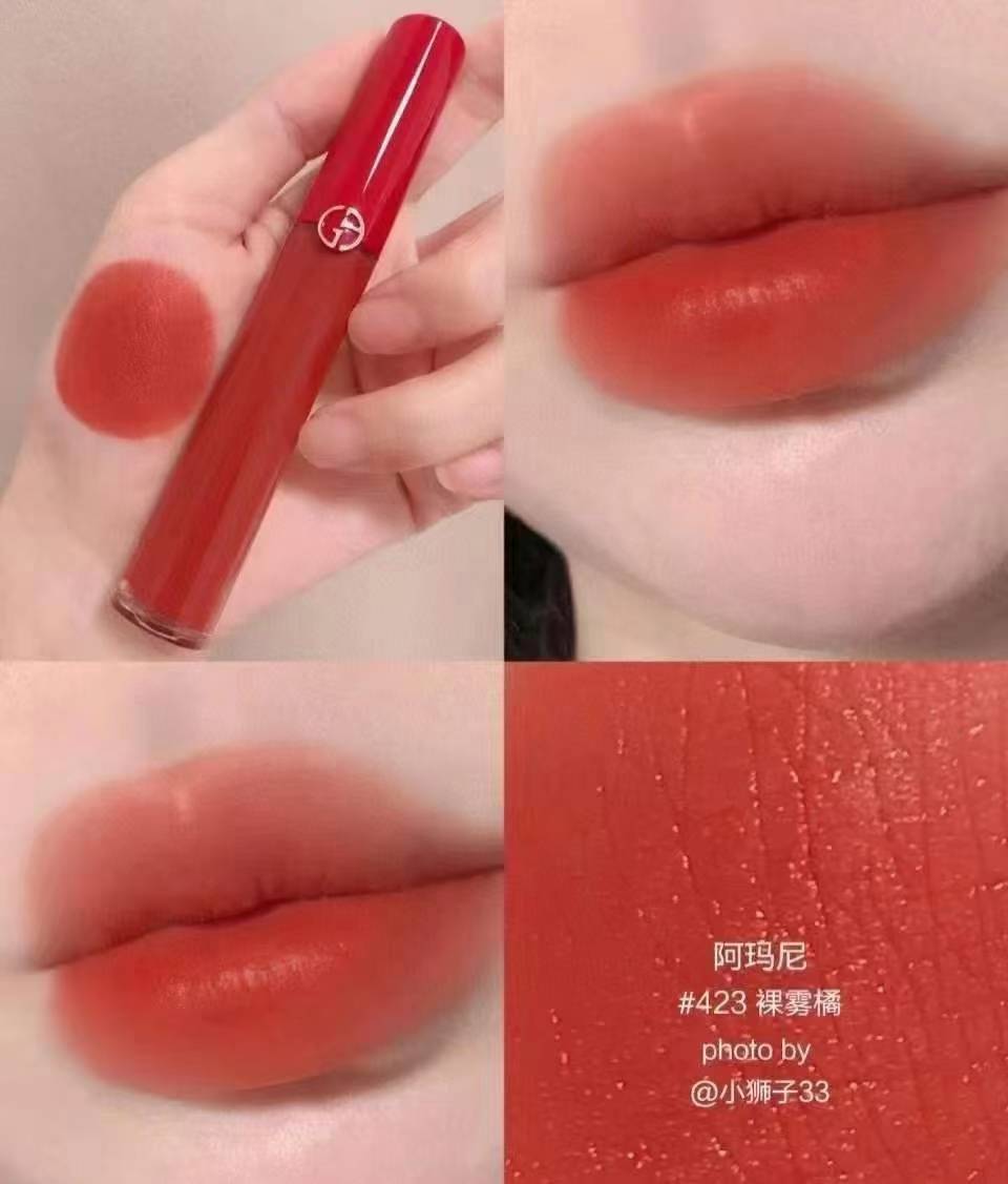 全系列色! Armani 阿瑪尼 紅管 LIP MAESTRO 絲絨啞亮唇釉 214 423 321 405 500 206