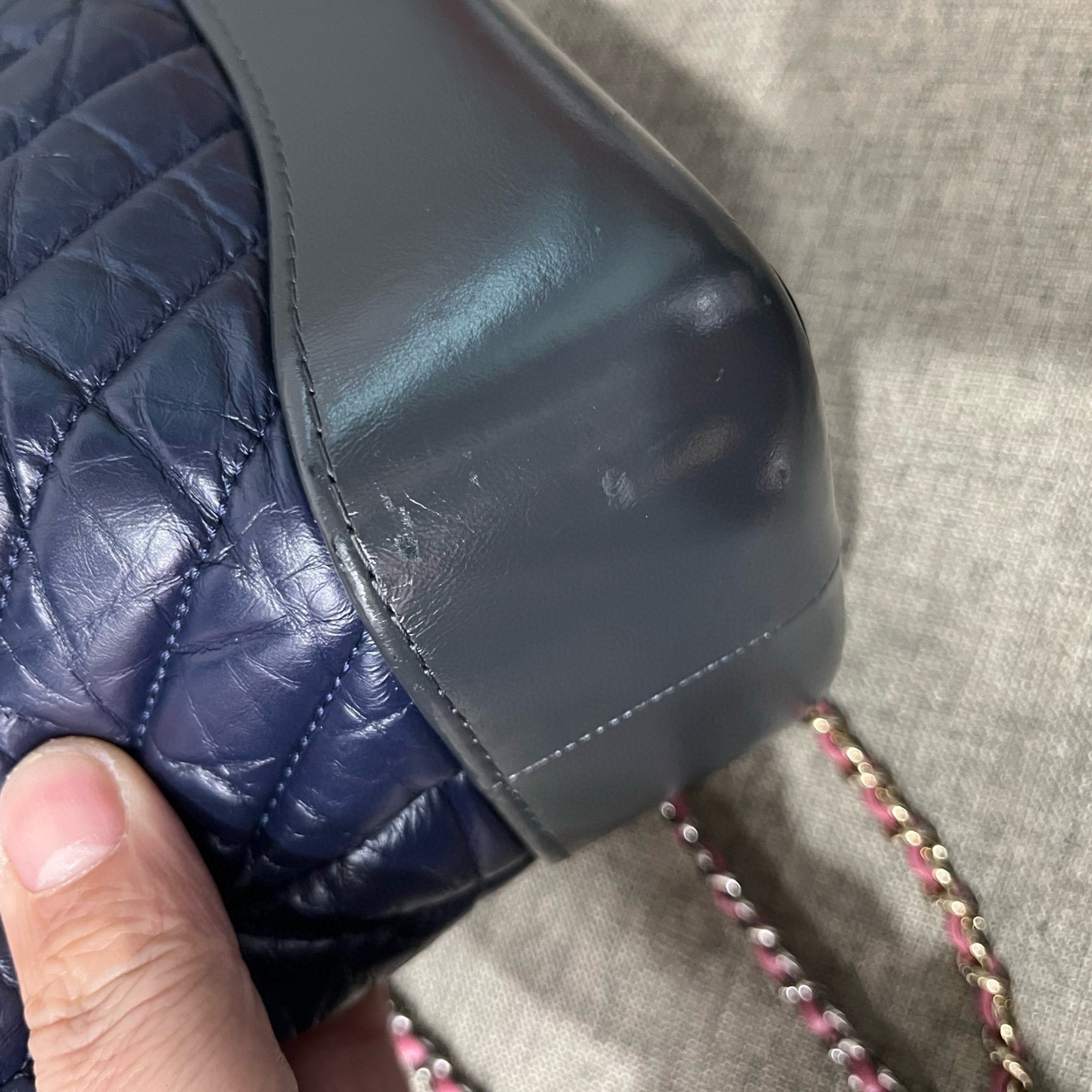 【預訂貨品】Chanel V紋流浪書包