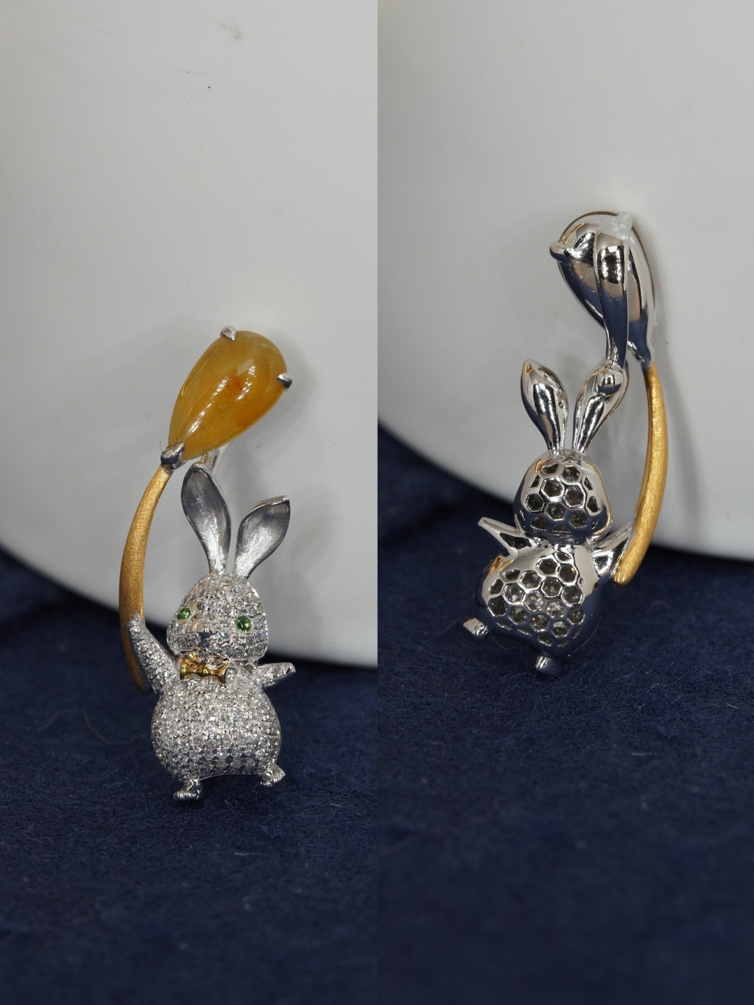 pt 緬甸翡翠鑽石吊墜