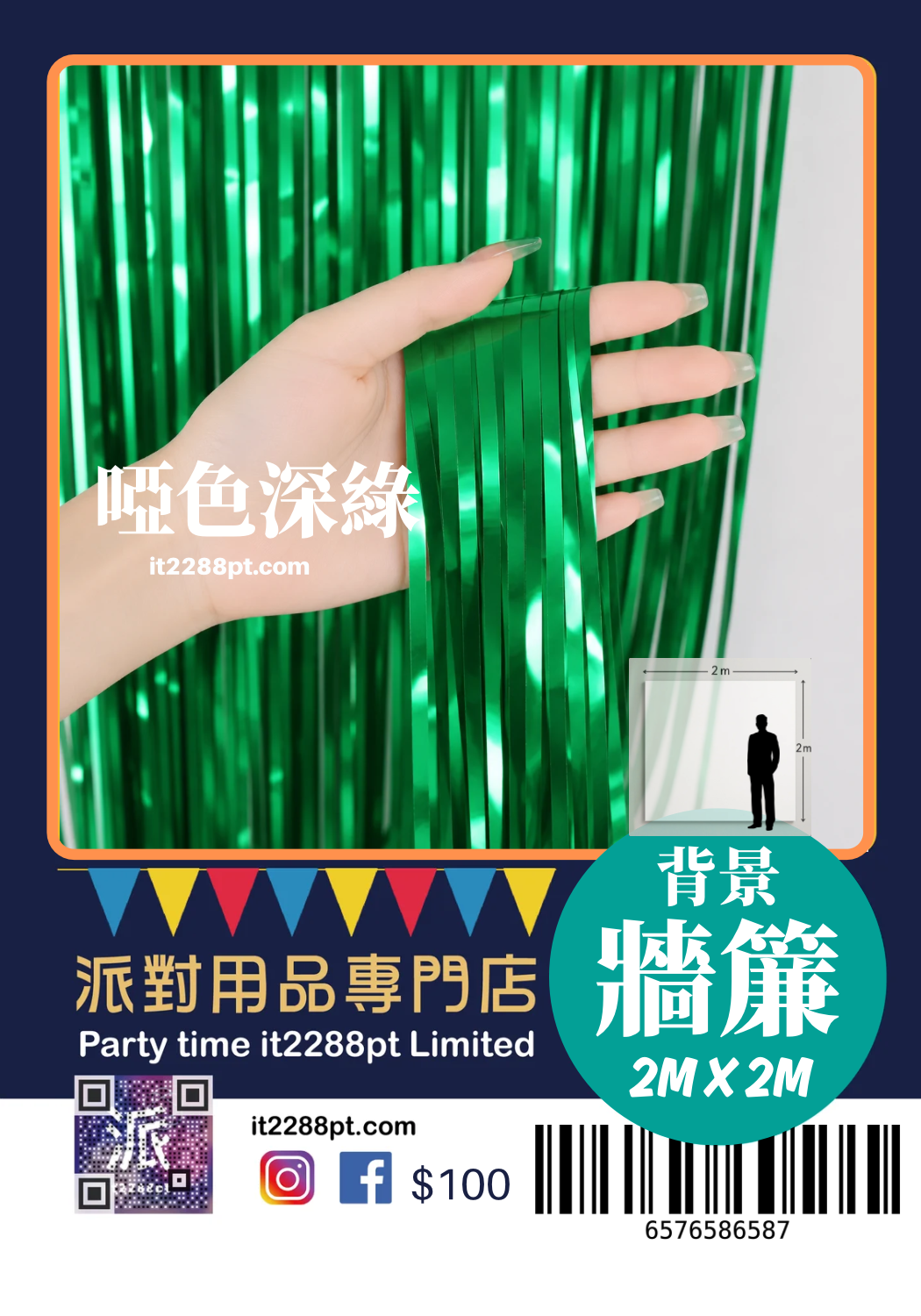 生日背景牆簾 流蘇幕簾 派對背景裝飾 Birthday Background Curtain