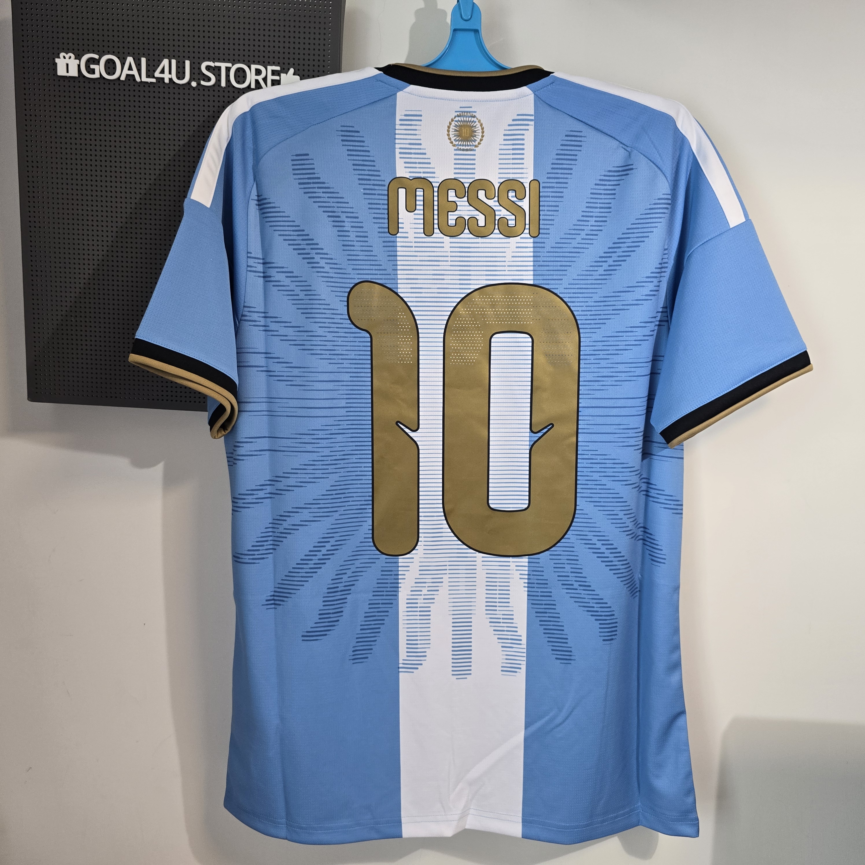 #現貨🔥  Adidas x Messi 美斯阿根廷紀念球迷版球衣 (連MESSI金色印字) LD3316