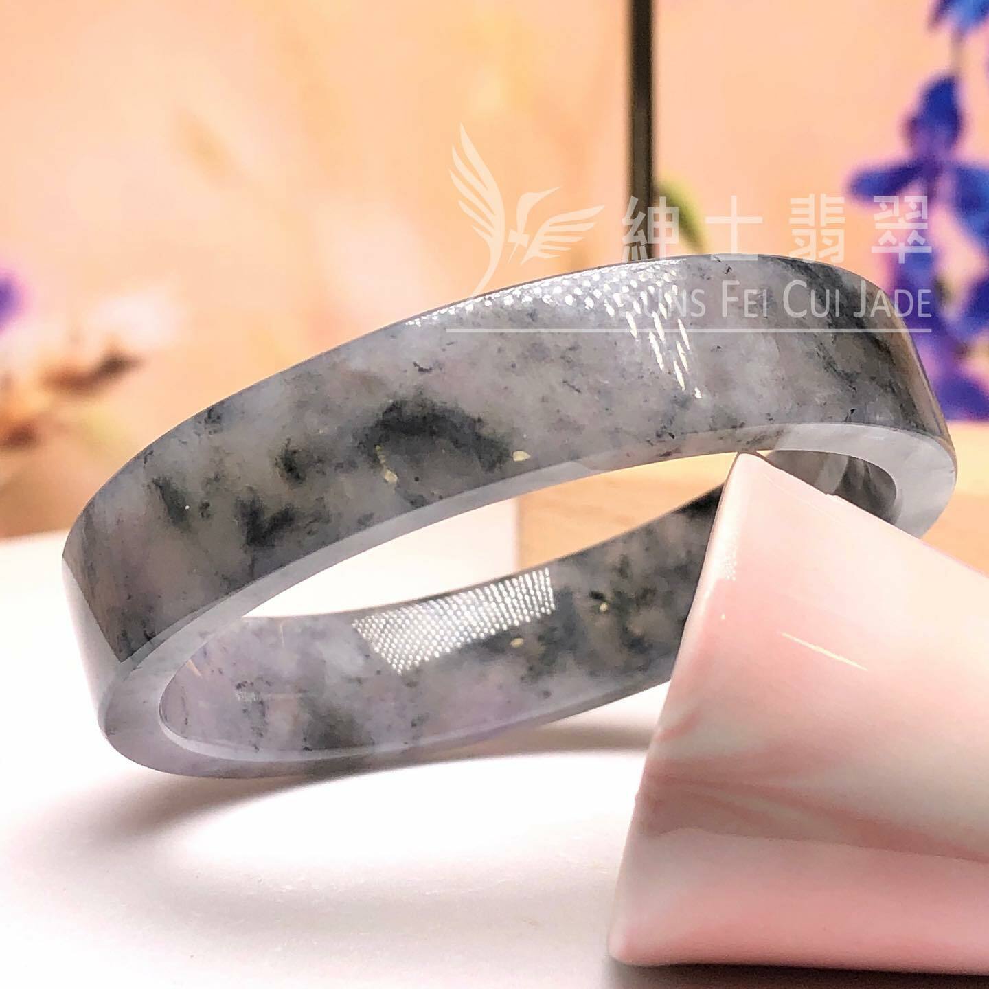 山水畫方鐲 46.43