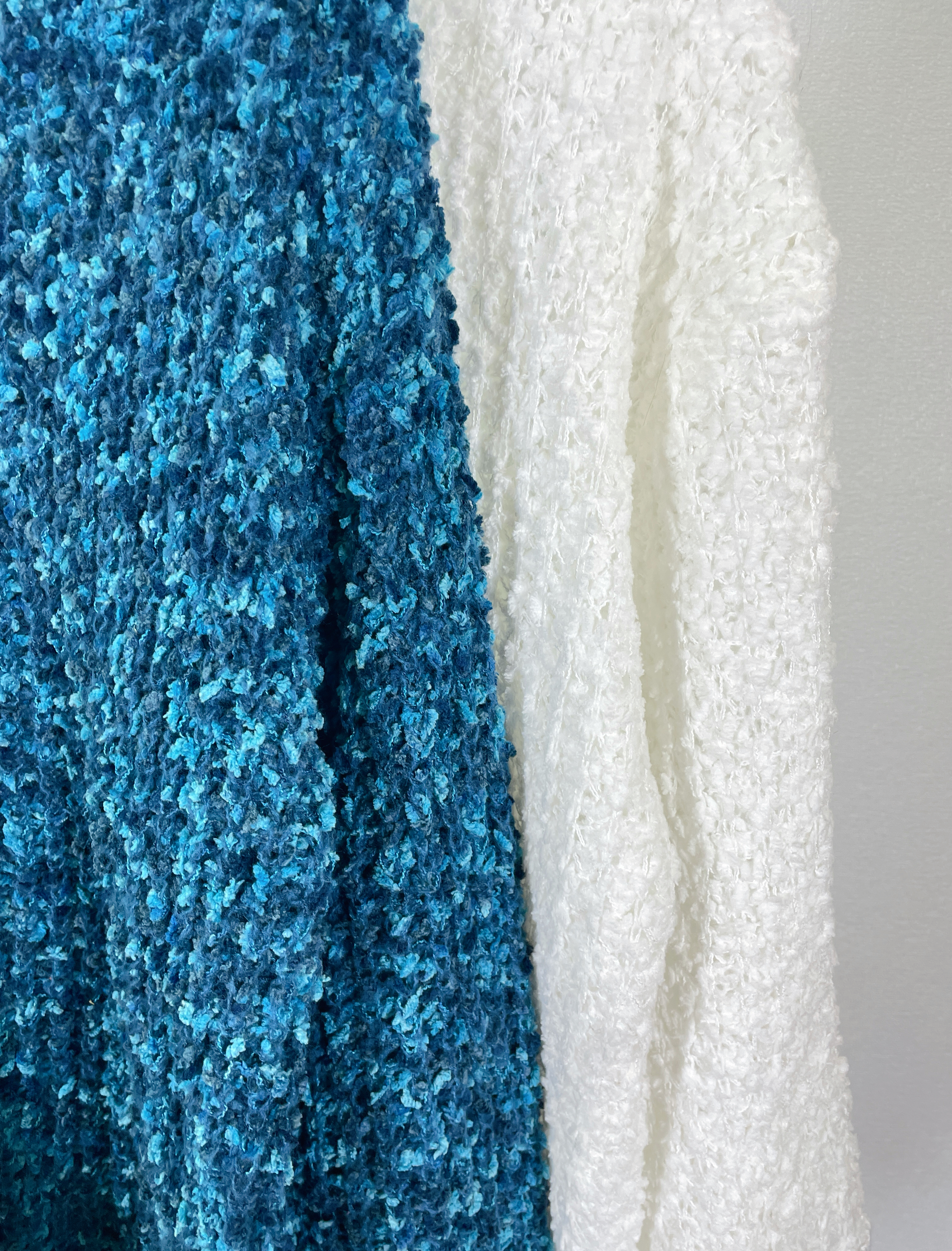 K5530 毛巾針織料V領長身top