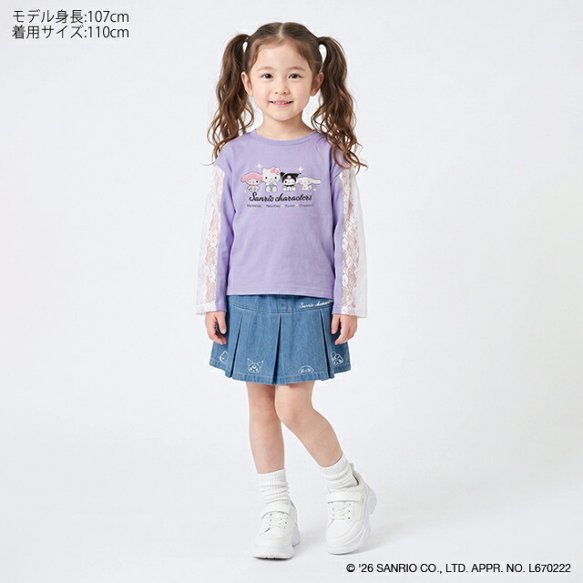 🆕【⭐訂購⭐】日本直送 🇯🇵🌀#Sanrio 蕾絲邊 長袖Tee［2款選］🌀 [ELIA-0094][261013]
