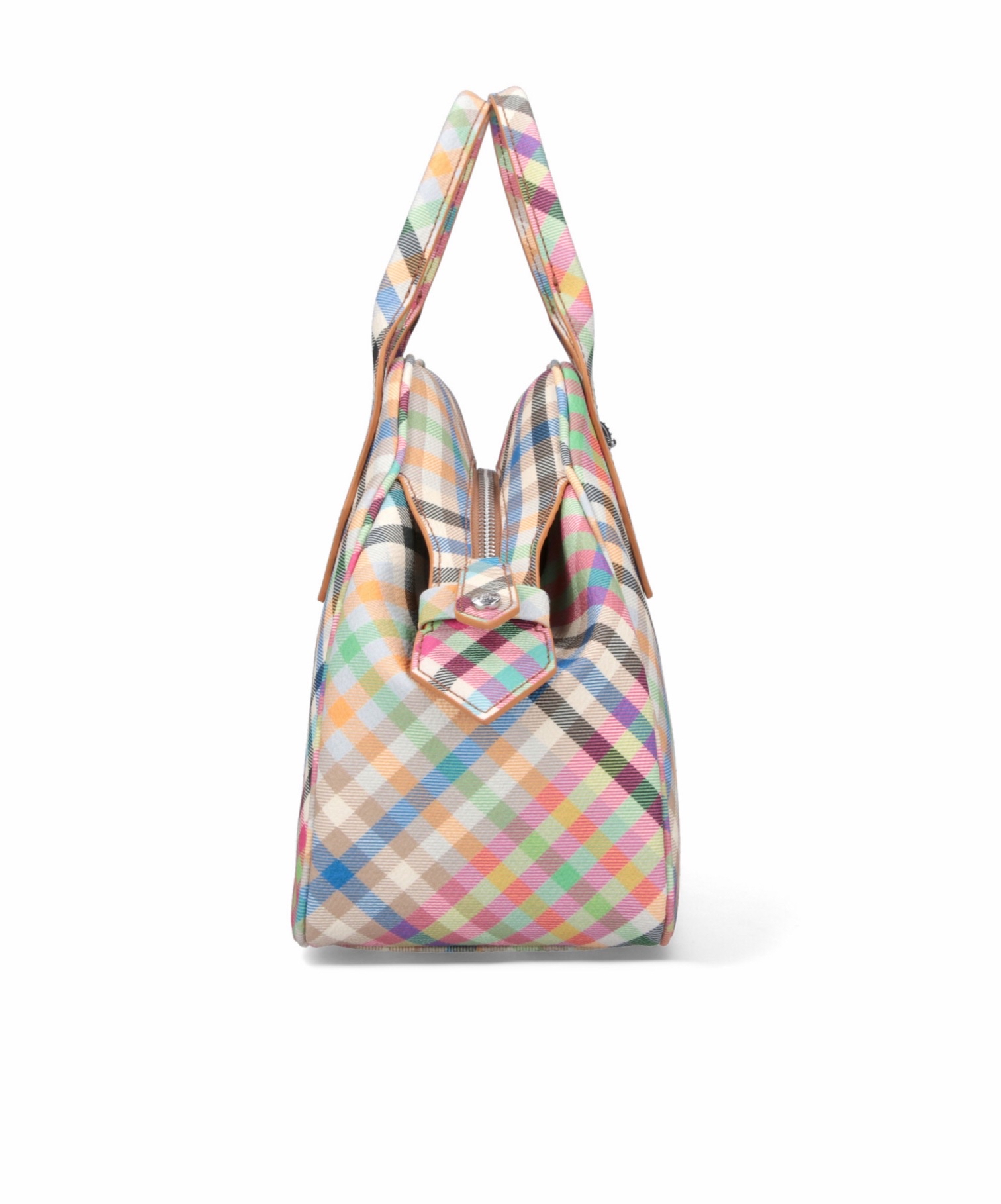 Vivienne Westwood 女士 Yasmine 格纹手提包均码码21cm*12cm*30cm 