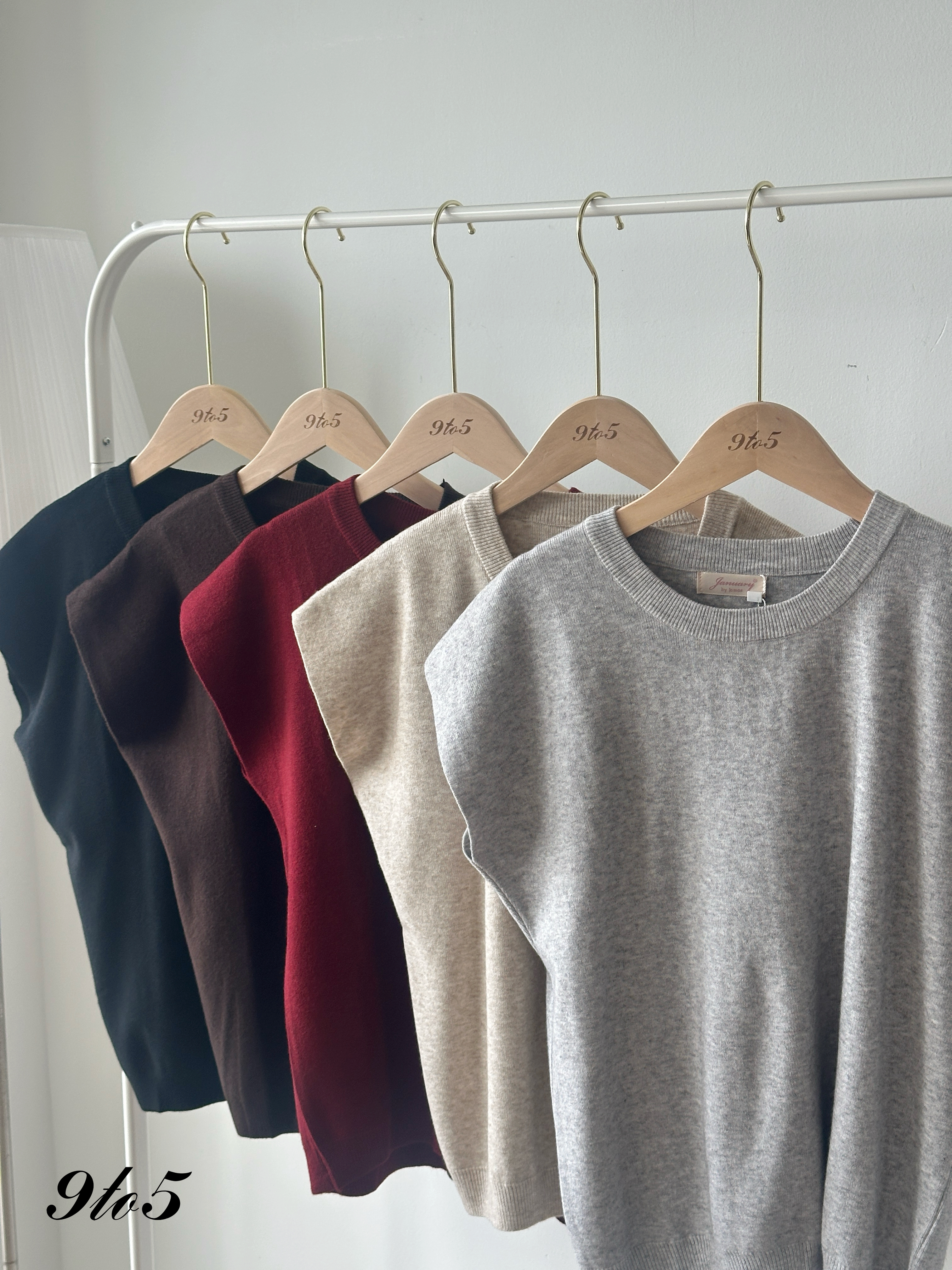 T4184 Cape Sleeve Knit Top - 5 Colors 