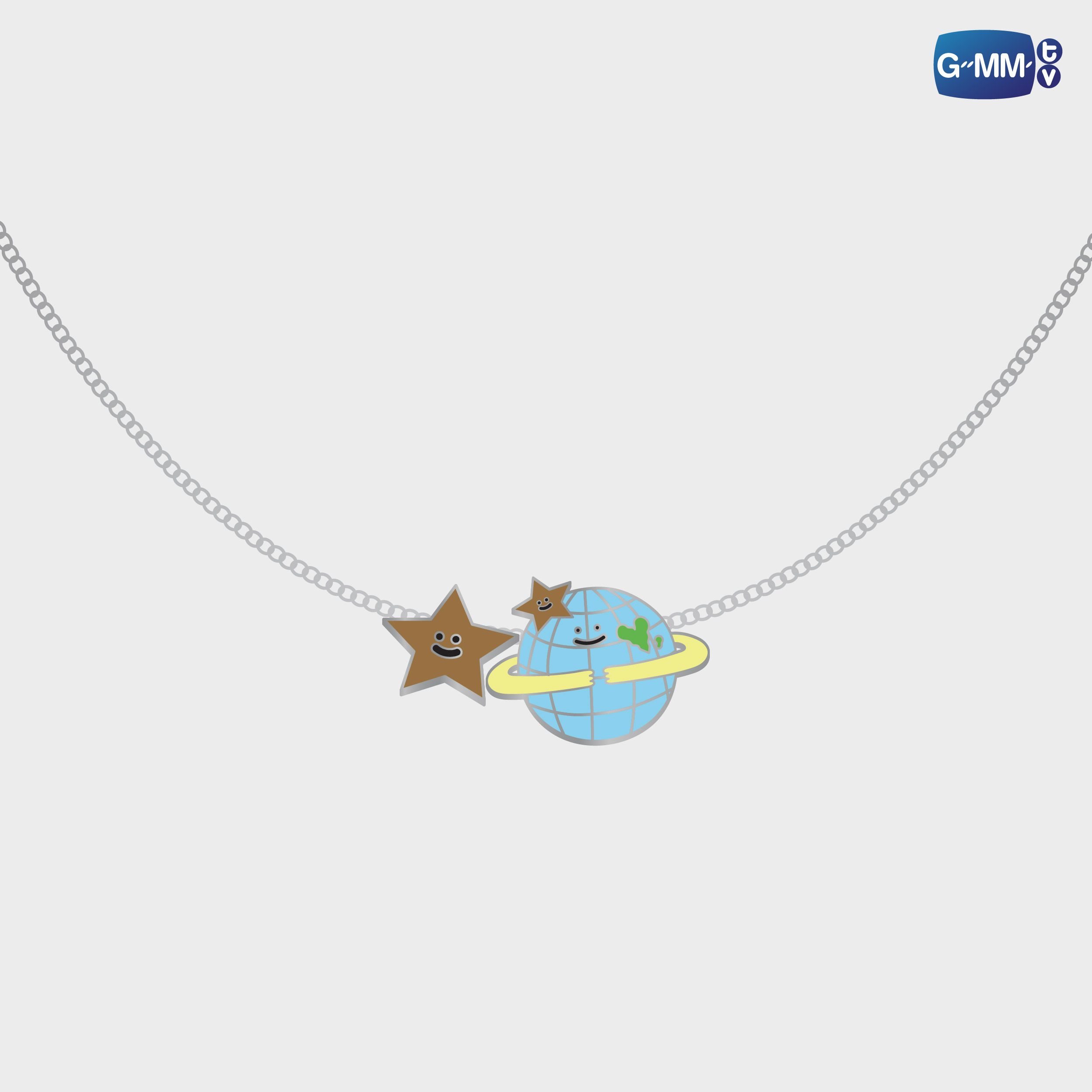 MR. SATURNWORLD CHARM NECKLACE