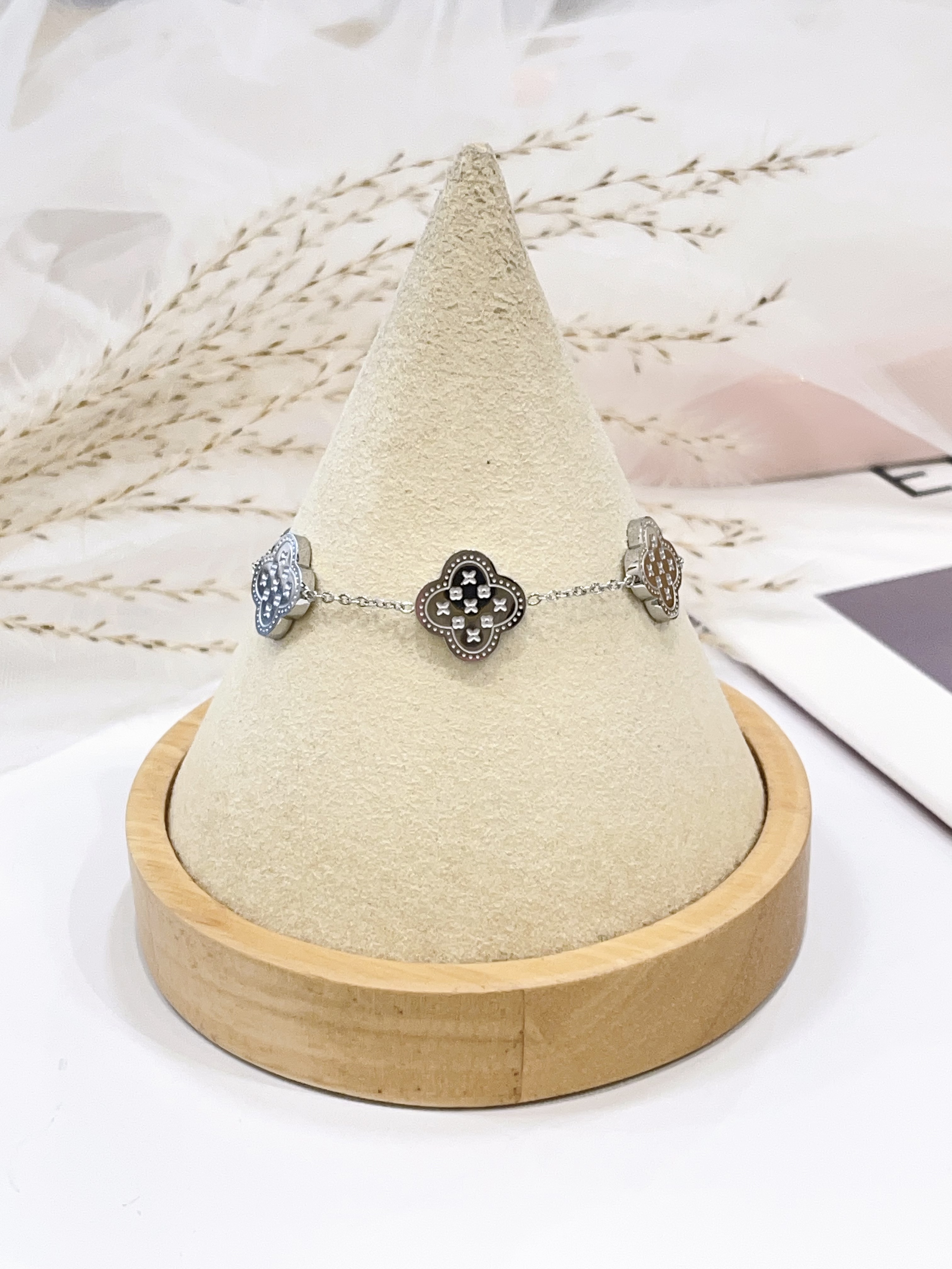 百搭幸运四叶草手链🍀