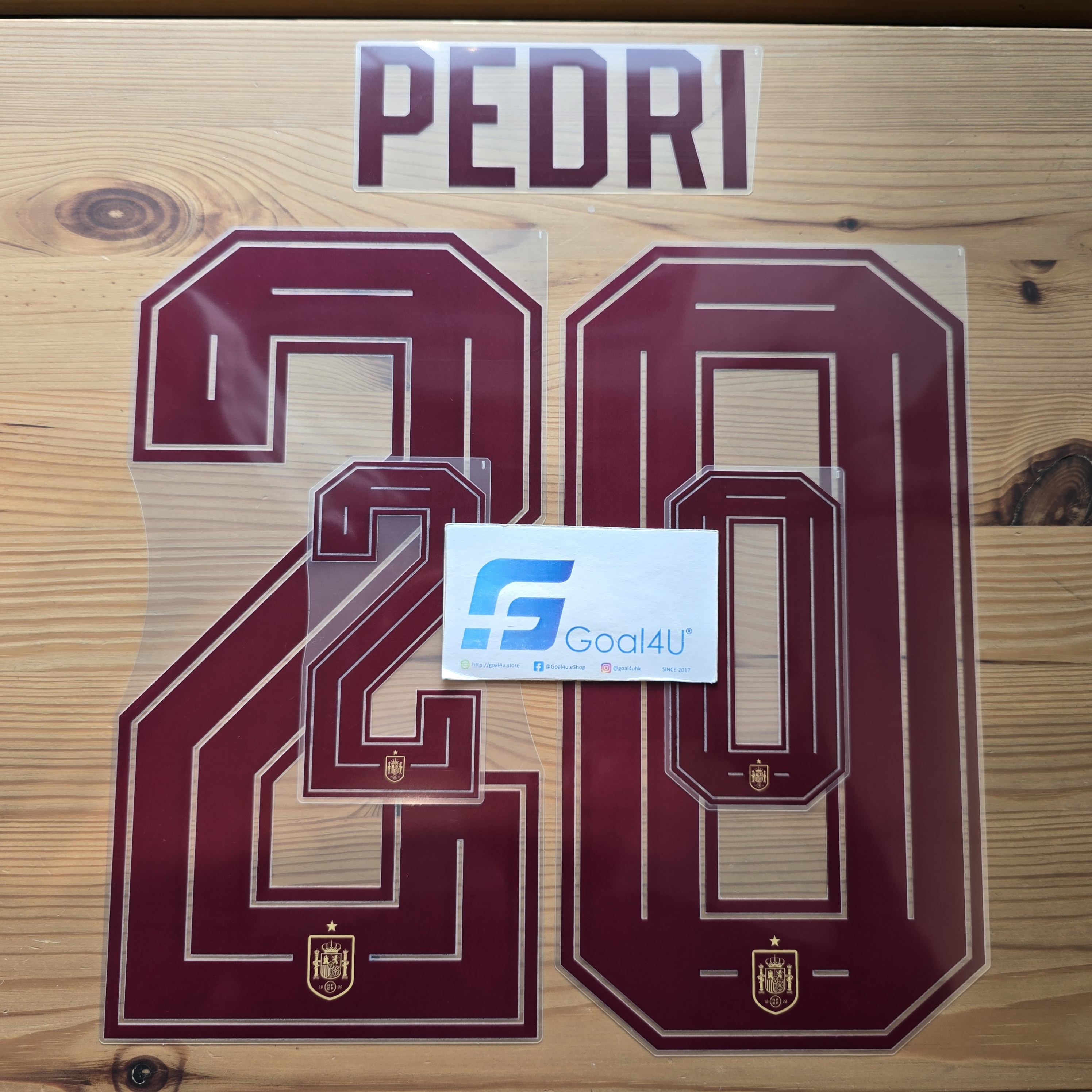 Spain 西班牙 2025-26 主場/作客球衣印字 (內有多選)