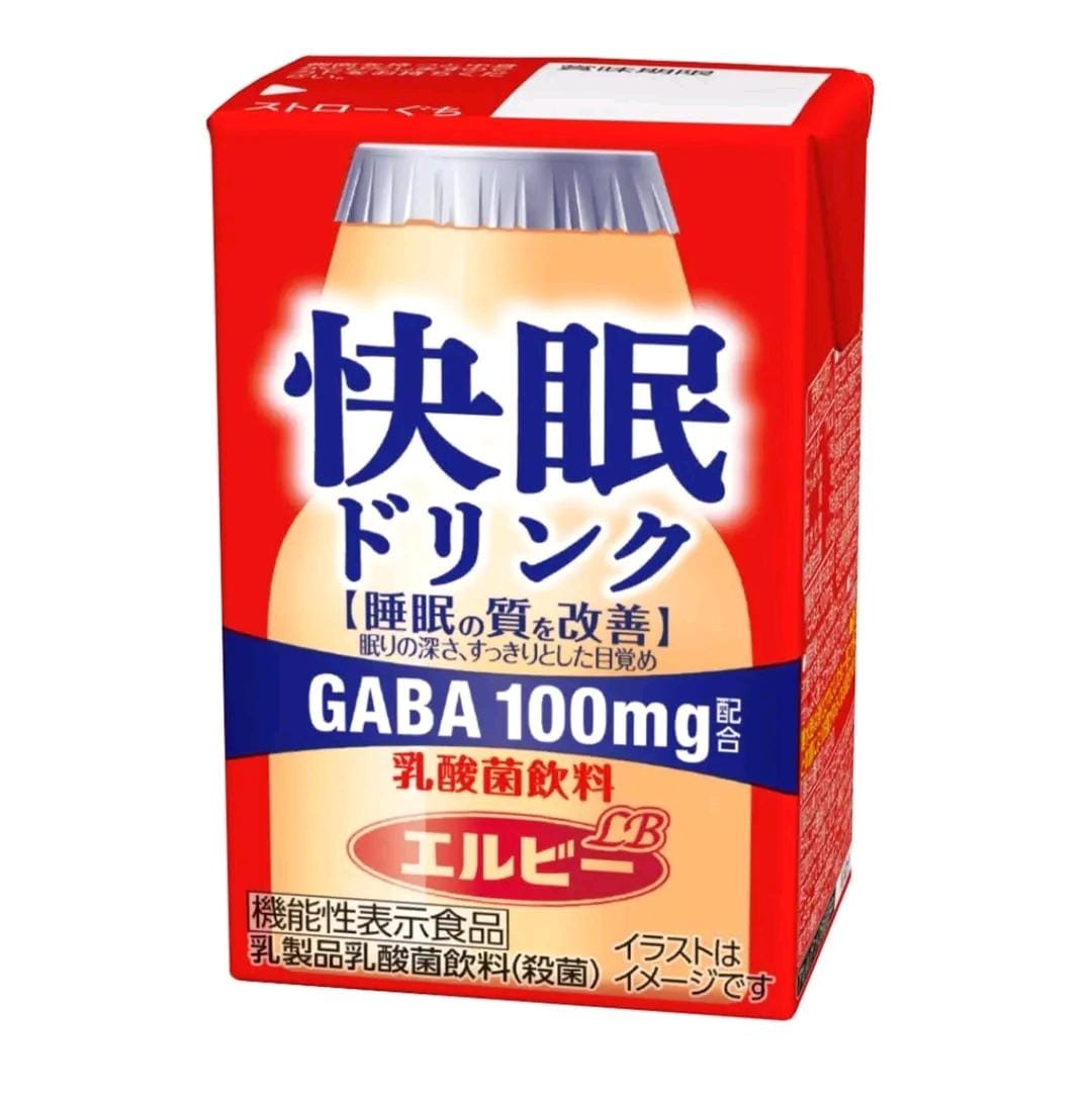 Elbee GABA 100mg 配合助眠乳酸菌飲品 (1 pack 24支)