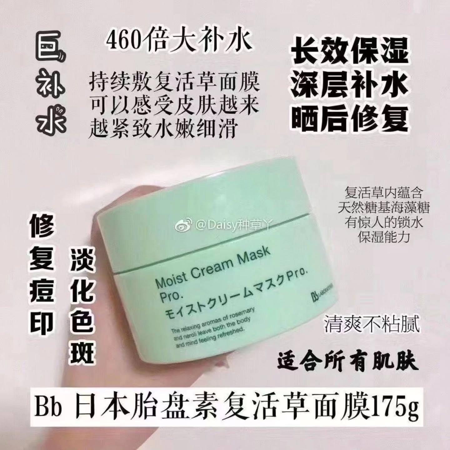 🇯🇵日本复活草面膜175G