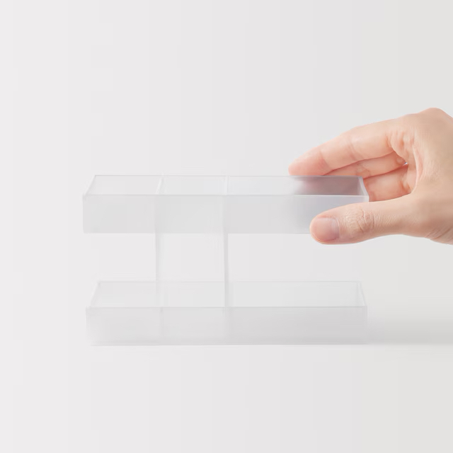 四月連線貨品 - 日本 MUJI 無印良品 化妝盒用收納架