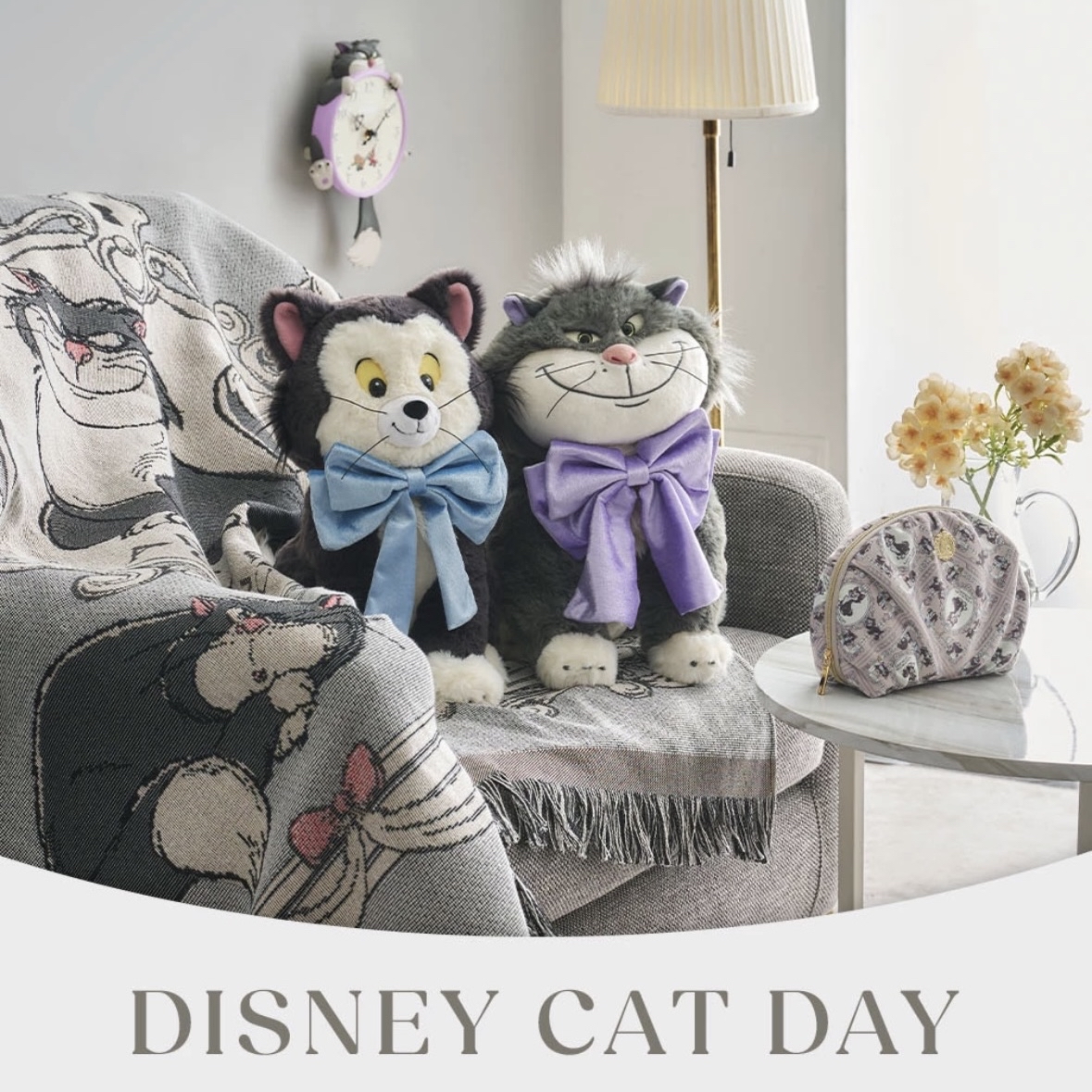 🎀【預訂】Disney Cat Day Lucifer 118cm Super Big 公仔