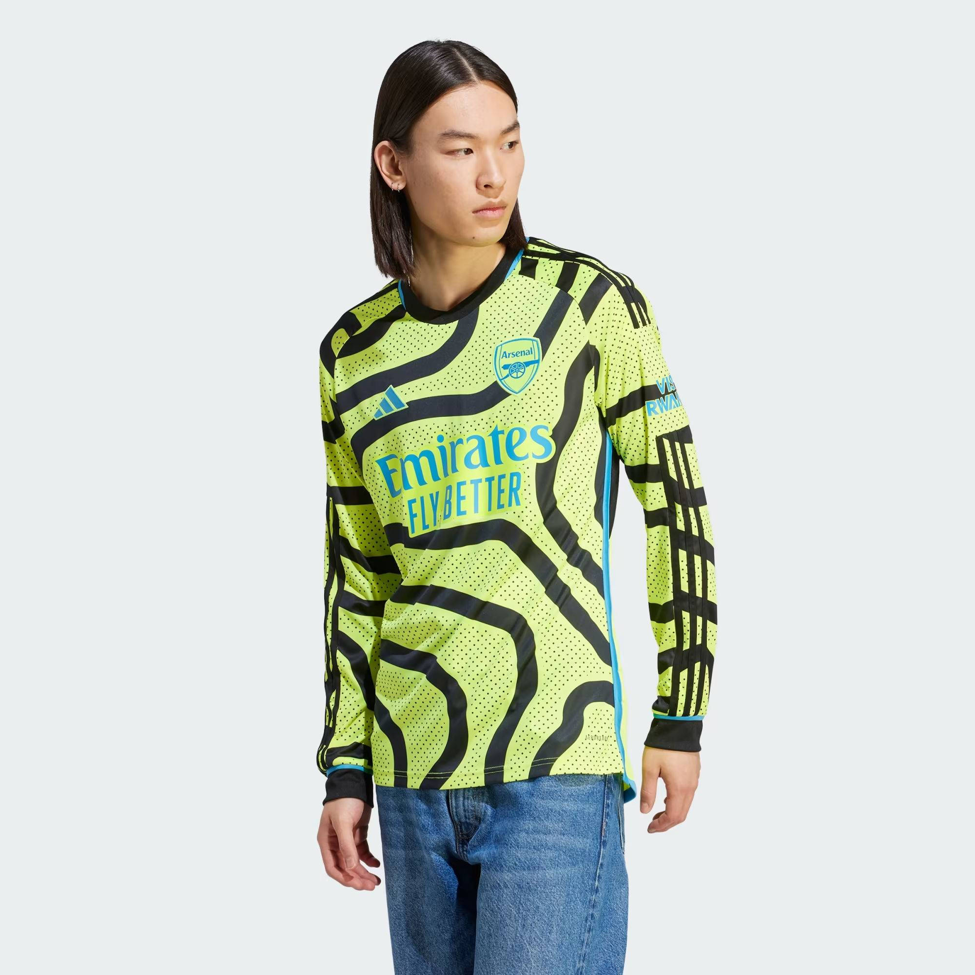 2023-24 阿仙奴 作客 球迷版 長袖 國際碼 連盃賽字