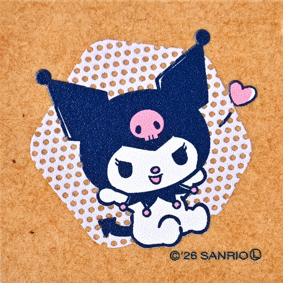現貨｜Sanrio Kuromi 日本製 Beverly 木製 印章 印仔 (TSW-205)