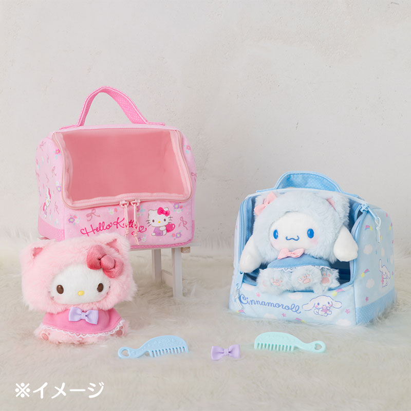 【⭐訂購⭐】🇯🇵 日本直送 #Cinnamoroll / #Kitty 絨毛小貓+手提包套裝🌀[EIKD-0218][261101]