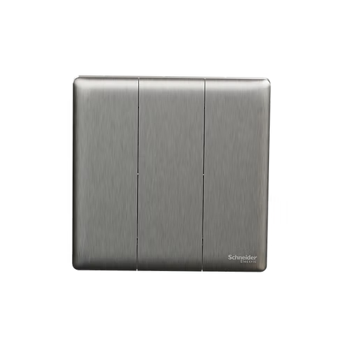 施耐德 Unica X 炫星銀 3位單控 開關掣