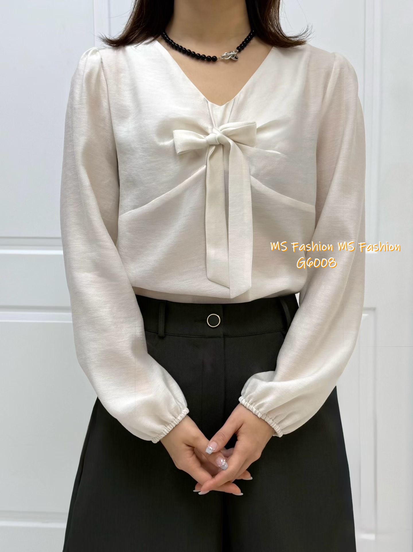 G6008 韓國🇰🇷打皺蝴蝶top