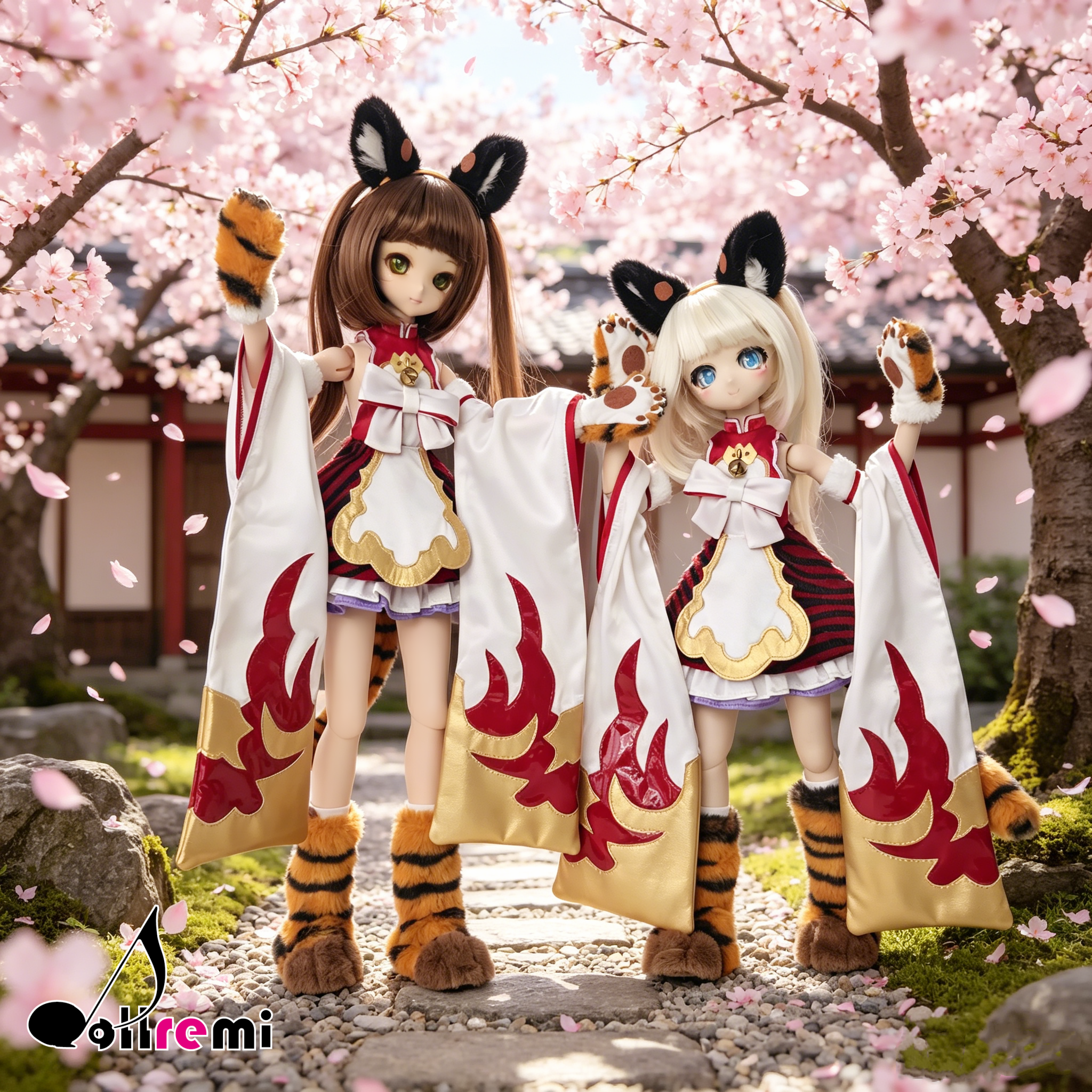 【dollremi】(DD0934) COS 碧藍幻想 Granblue Fantasy 虎神將 辛妲拉 Cidala - 黄桃 Huang