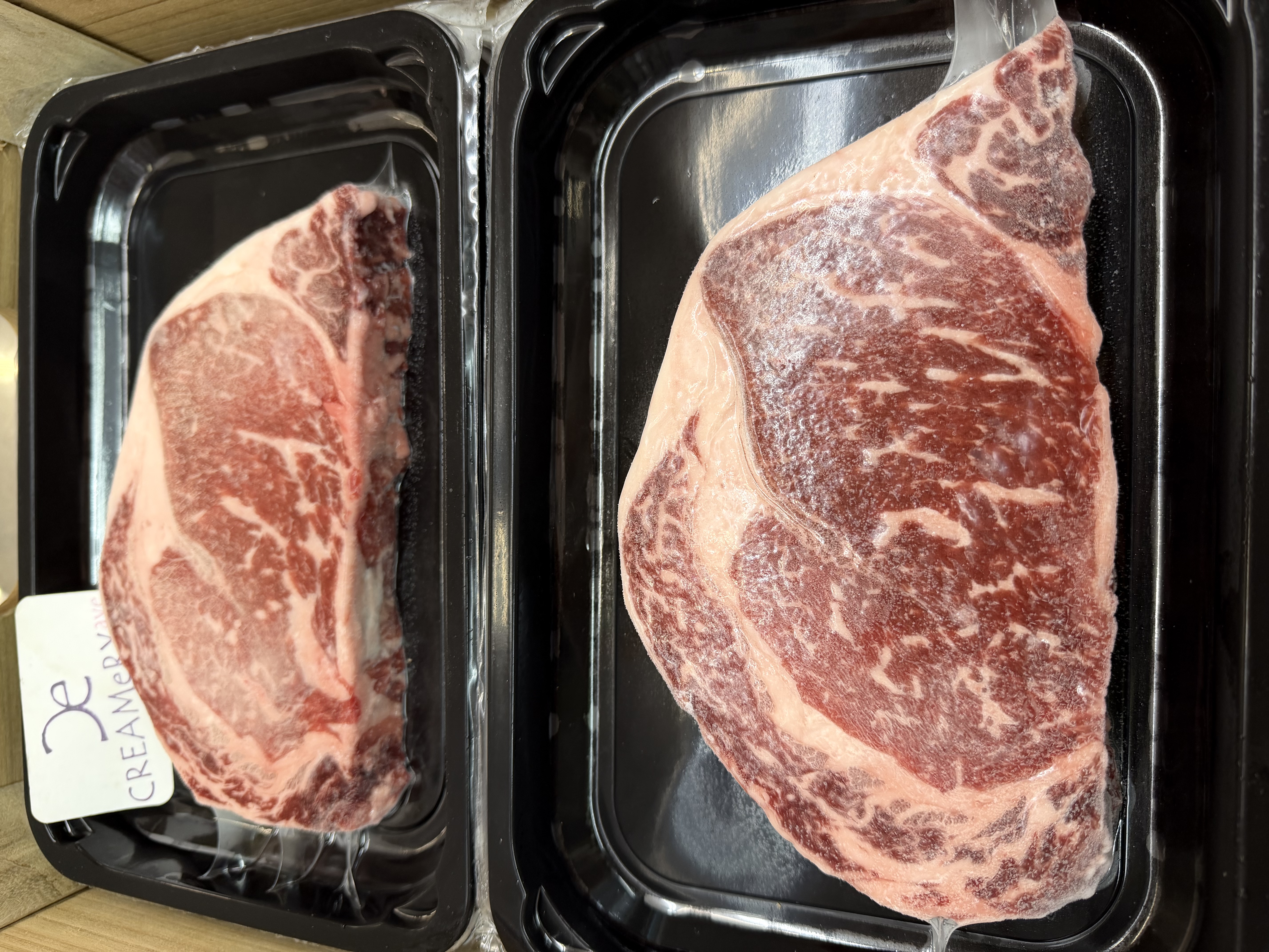 美國頂級 IBP Prime 極佳級 肉眼扒 USAD IBP Prime Ribeye Steak 2cm 切 Regular Cut  ±290g-370g/件