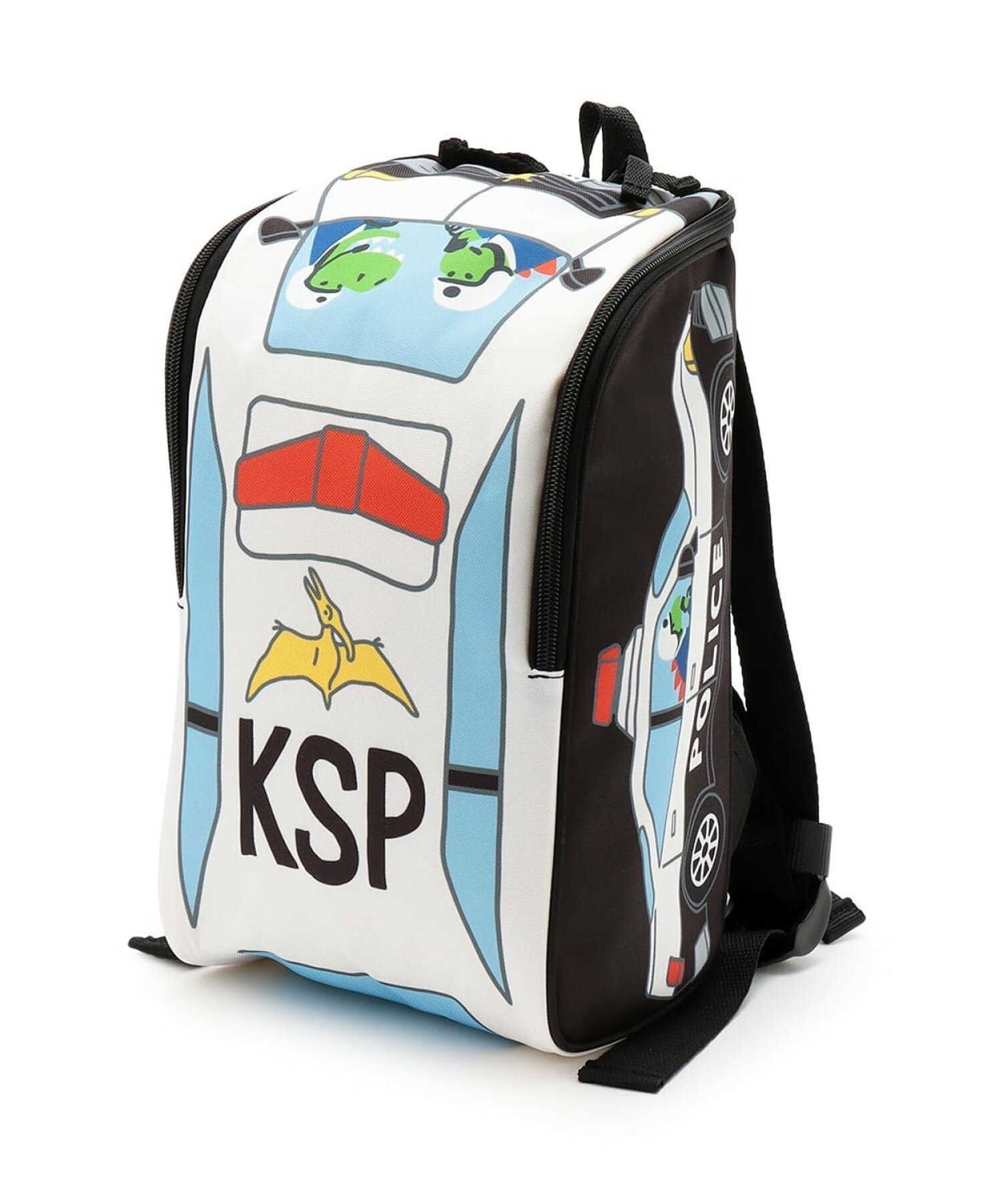 🆕【⭐訂購⭐】🇯🇵 日本直送 🌀kladskap 警車恐龍造型背包🌀 [ELHD-0043][260910]