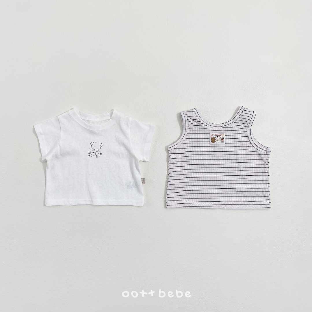 🇰🇷oottbebe tee+背心 set