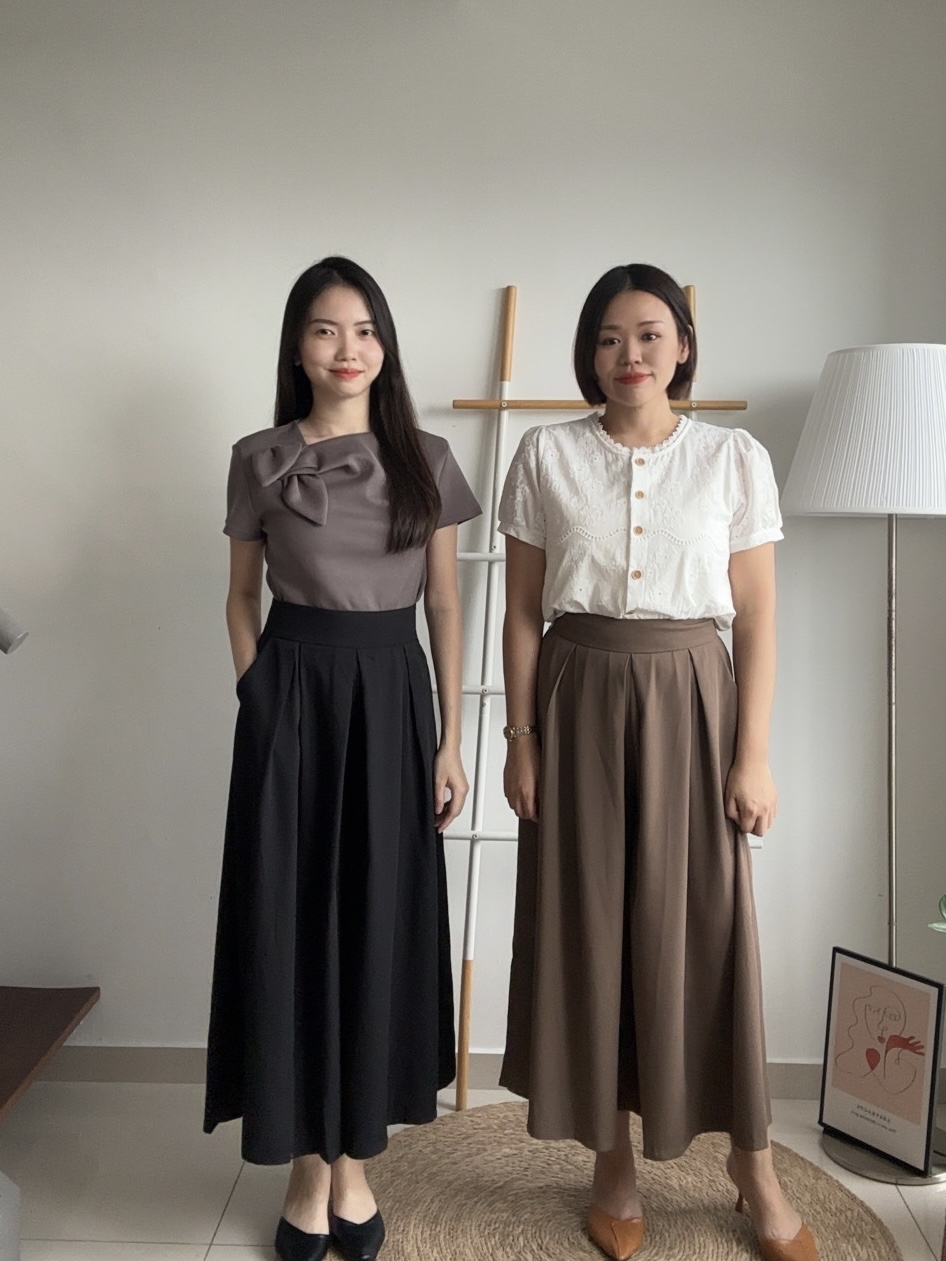 S1875 Wide Leg Logn Pants - 3 Colors 
