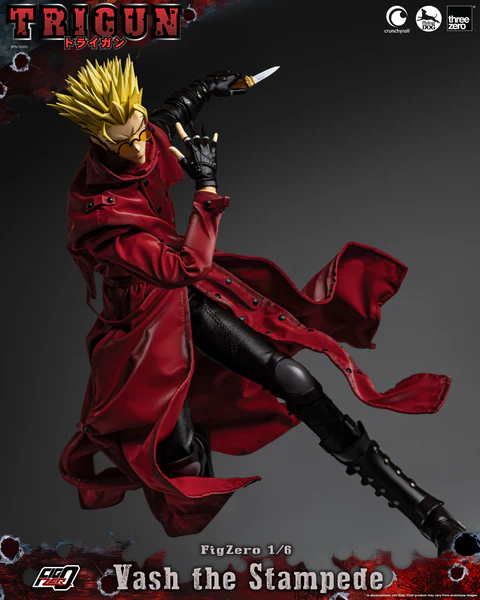 🧲預訂26年第4季：Threezero FigZero  1/6 TRIGUN 《槍神》- Vash the Stampede 威席·史坦畢特 可動figure
