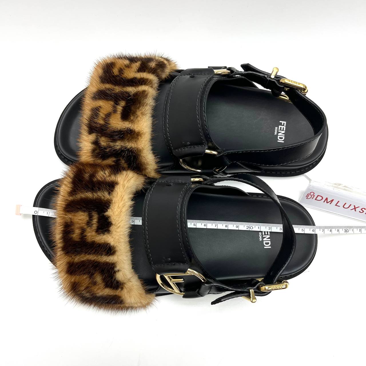 Fendi Mink Fur Sandals
